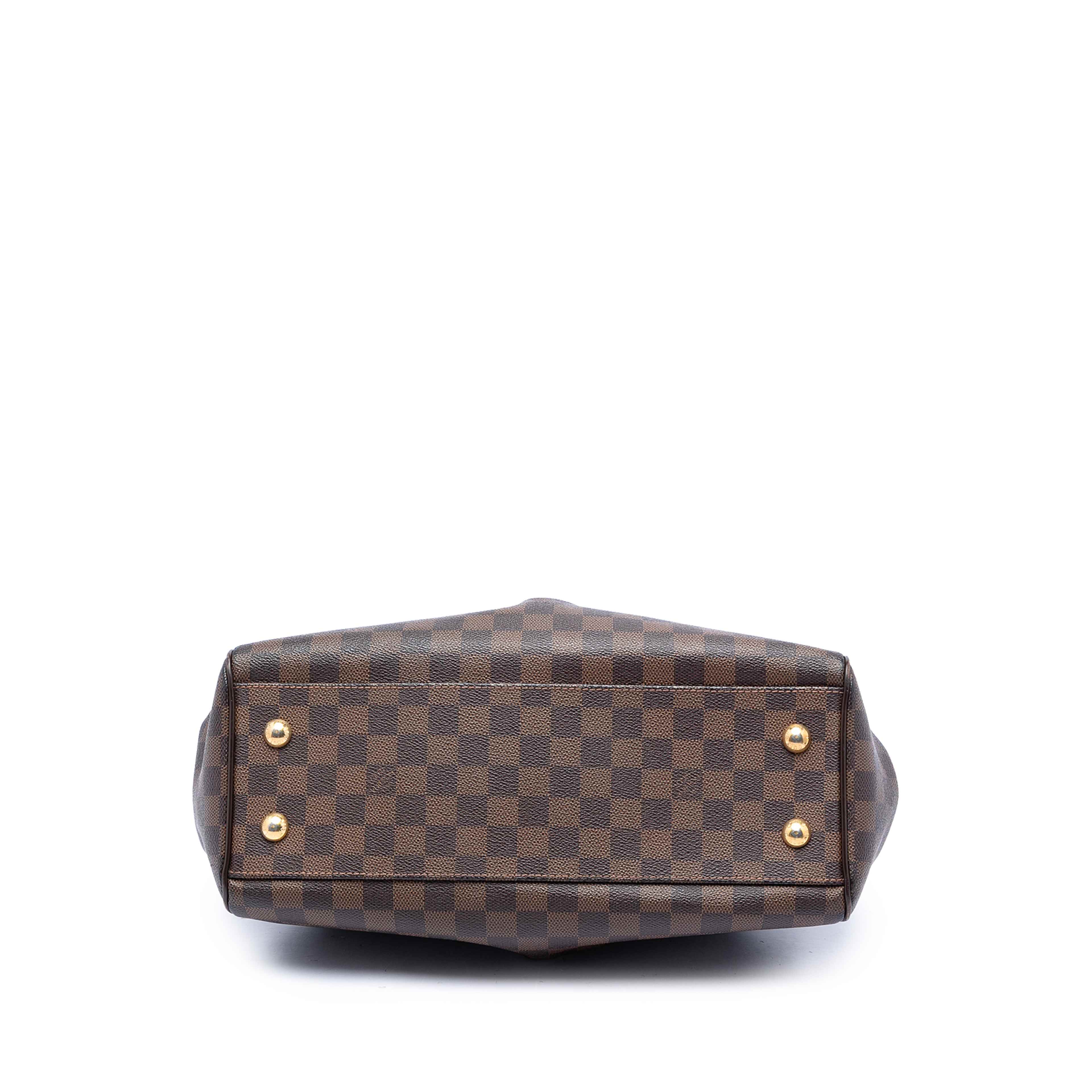 Louis Vuitton Damier Ebene Trevi Pm, från Luxclusif, i färgen brun. Klicka för att öppna bilden i stort format
