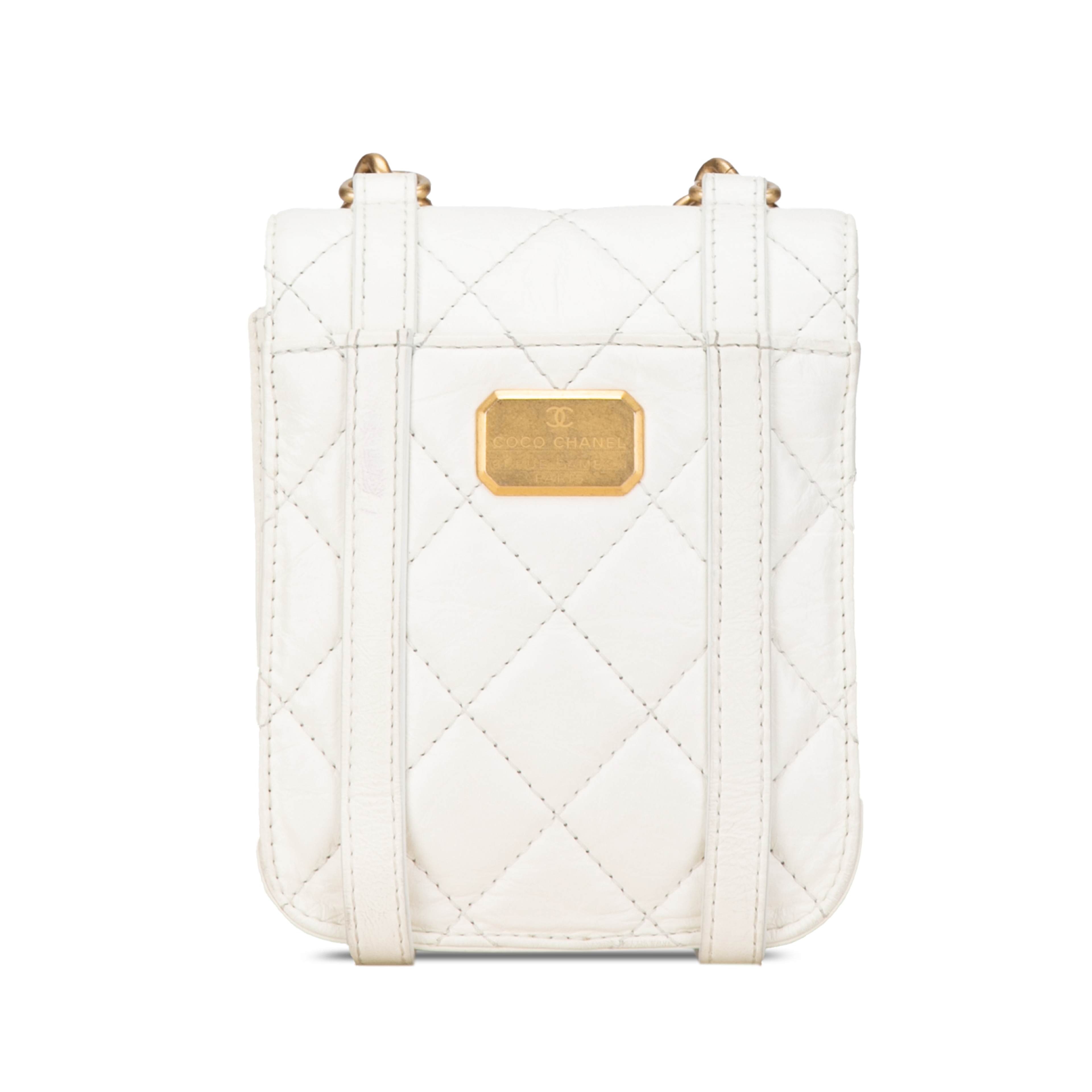 Chanel Mini Crinkled Calfskin City School Flap
