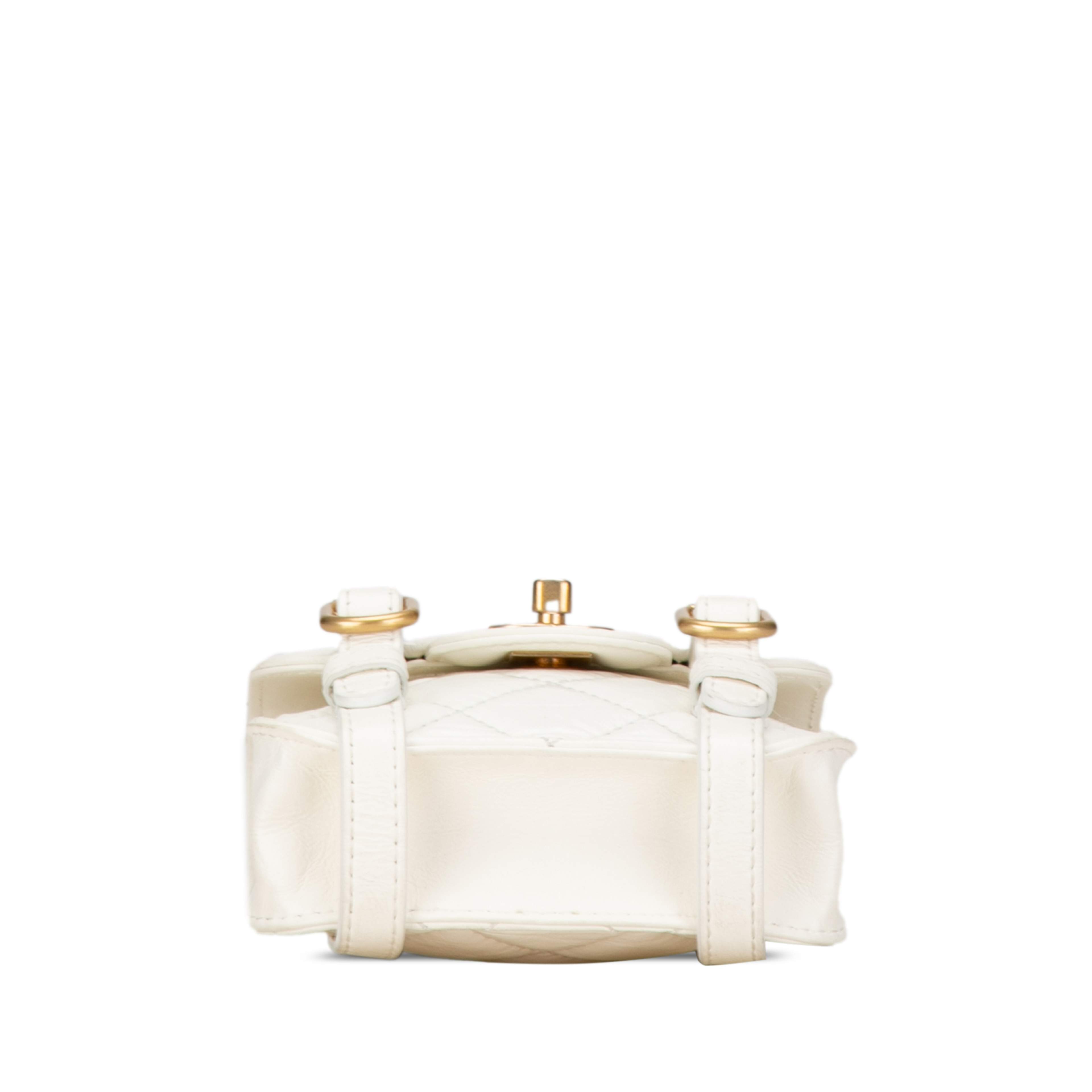 Chanel Mini Crinkled Calfskin City School Flap