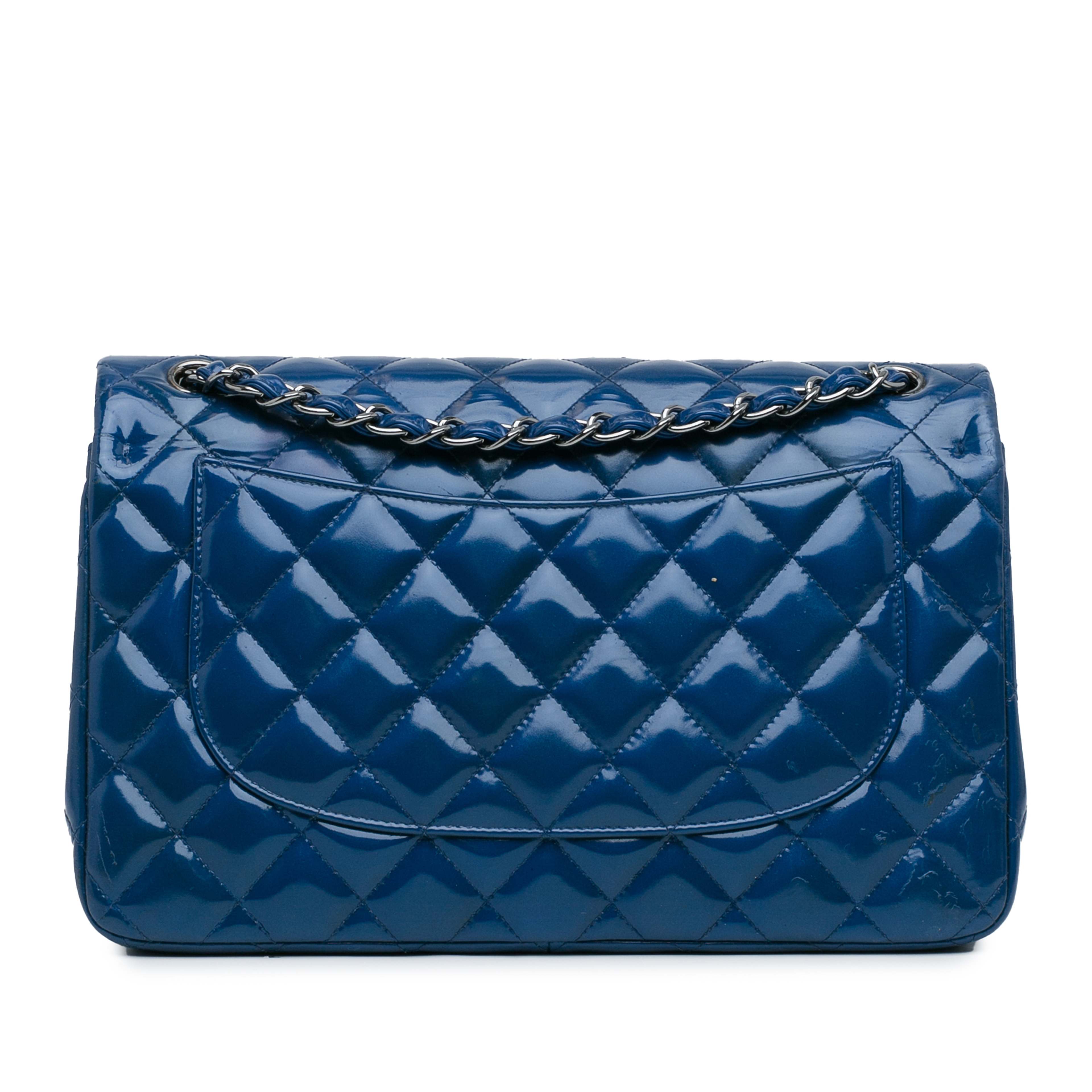 Chanel Jumbo Classic Patent Double Flap