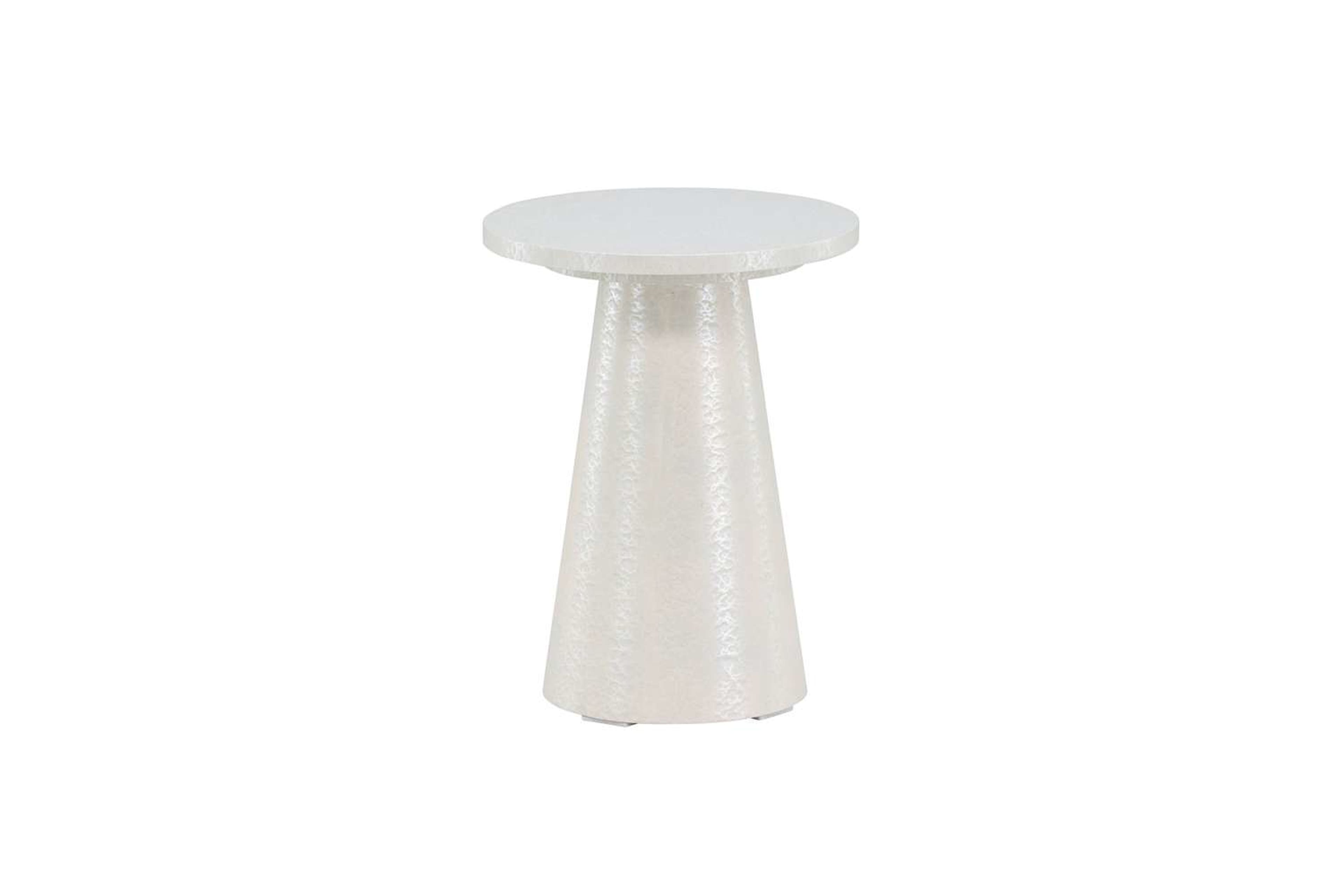 Lanzo Sidobord, från Venture Home, i färgen glossy white,white. Klicka för att öppna bilden i stort format