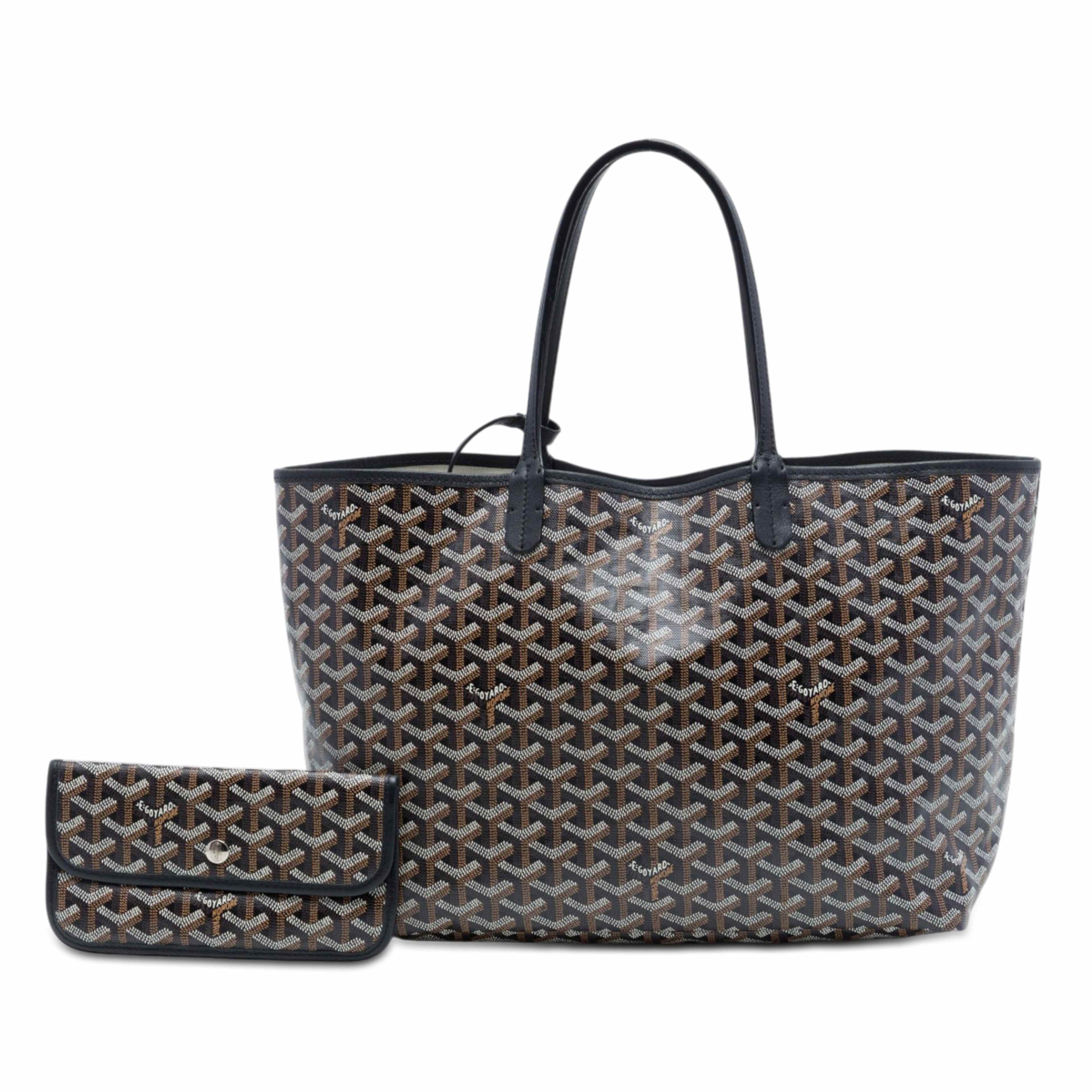 Goyard Goyardine Saint Louis Pm, från Luxclusif, i färgen svart. Klicka för att öppna bilden i stort format