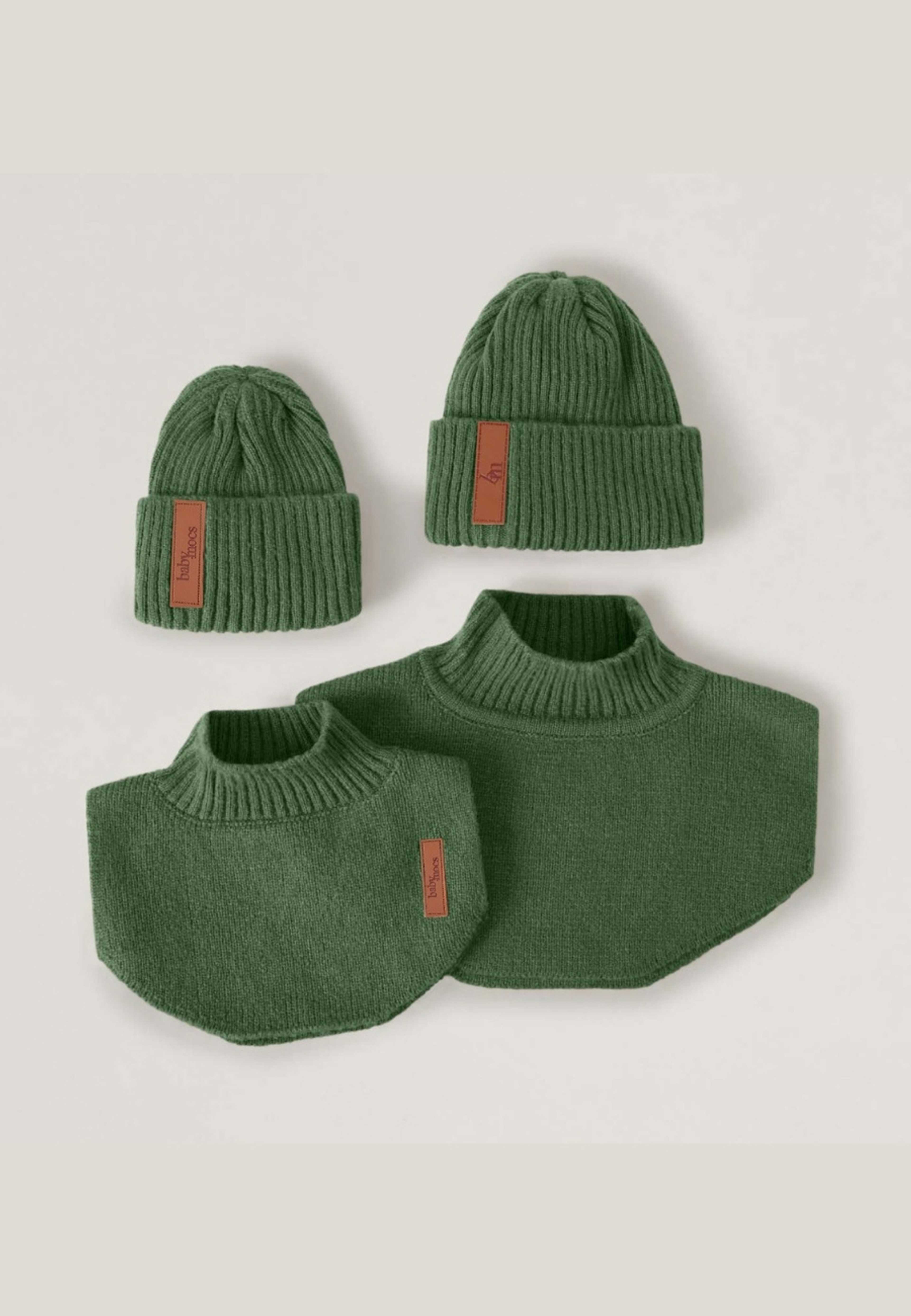 Beanie - Vuxen, från BabyMocs, i färgen green. Klicka för att öppna bilden i stort format
