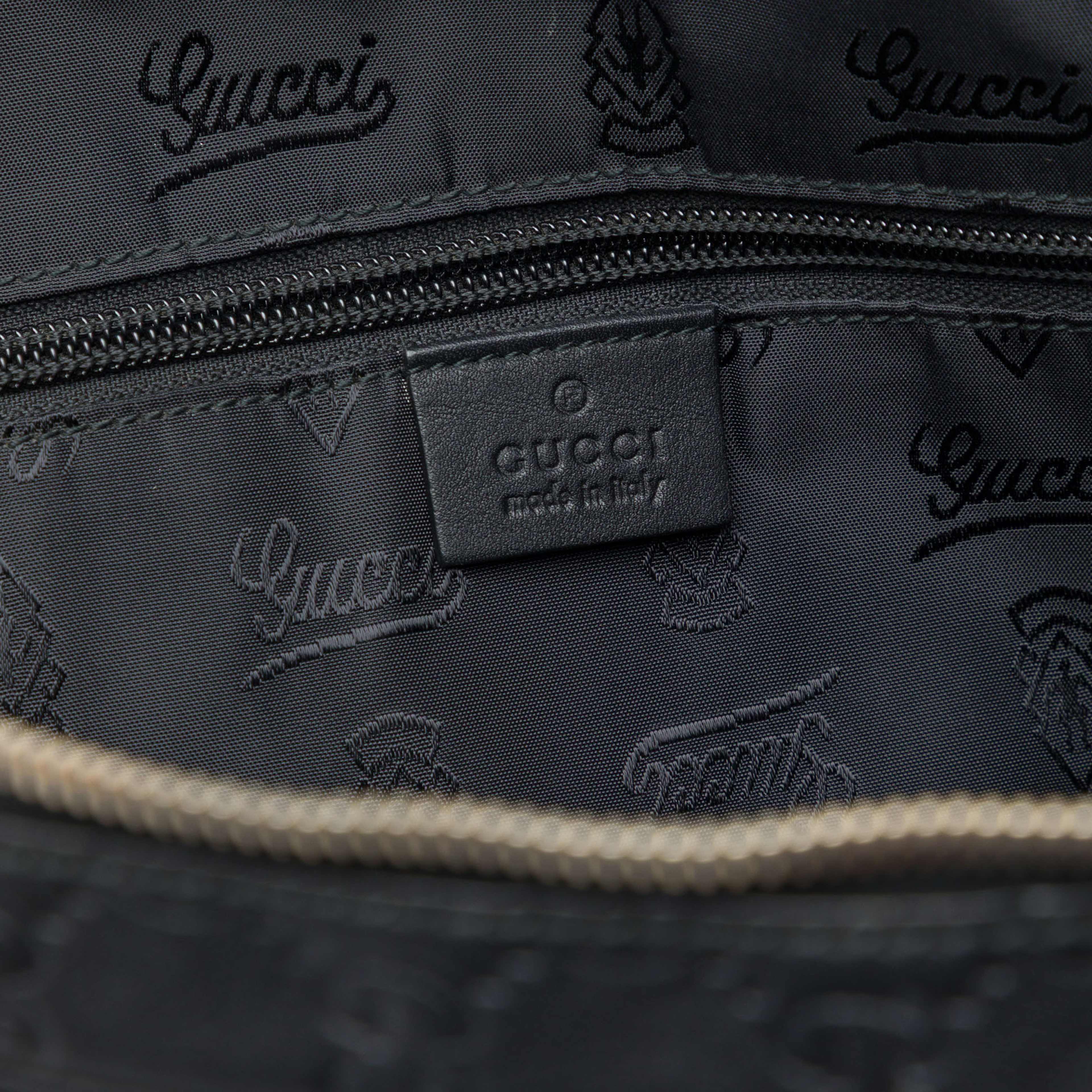 Gucci Guccissima Business Bag, från Luxclusif, i färgen svart. Klicka för att öppna bilden i stort format