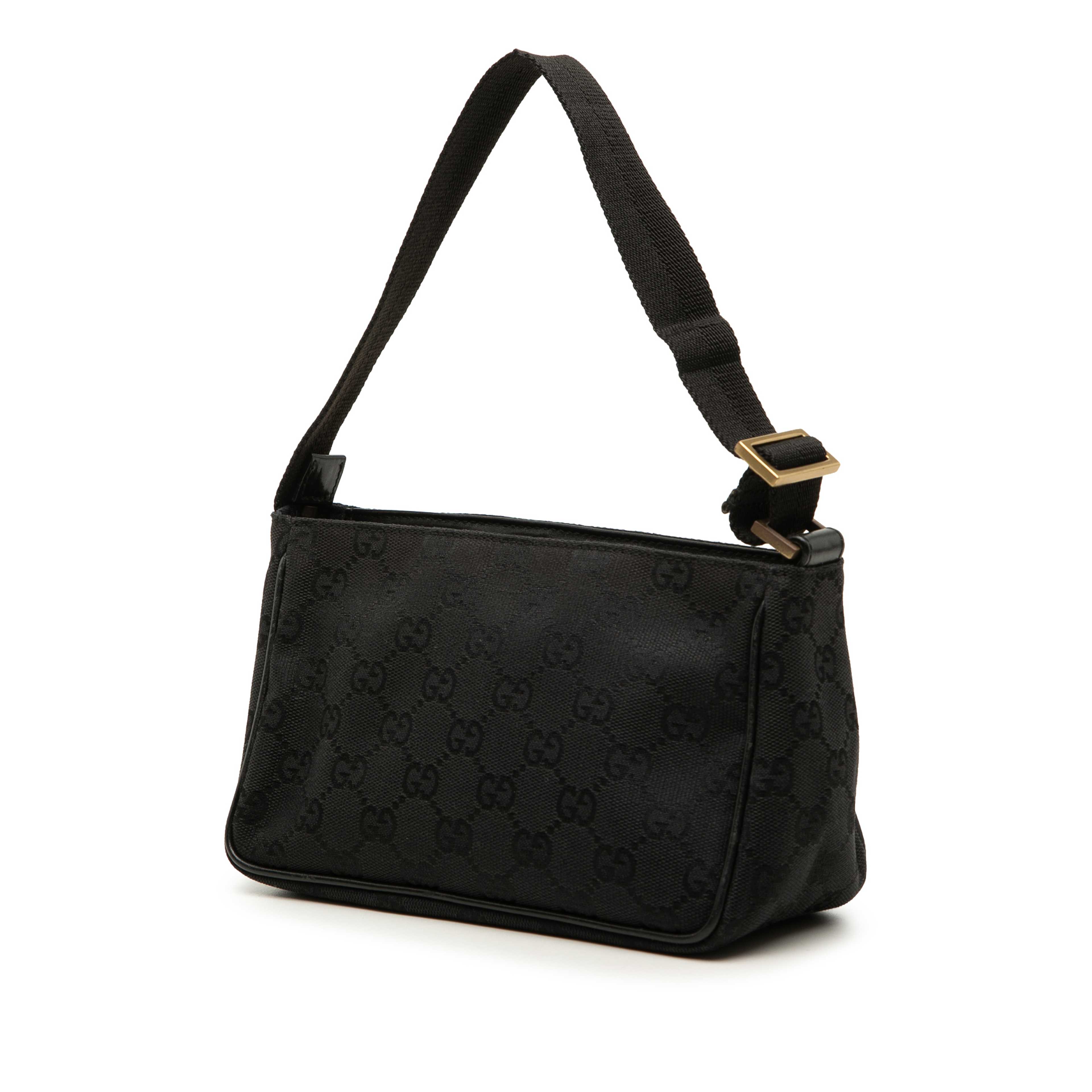 Gucci Gg Canvas Handbag, från Luxclusif, i färgen svart. Klicka för att öppna bilden i stort format