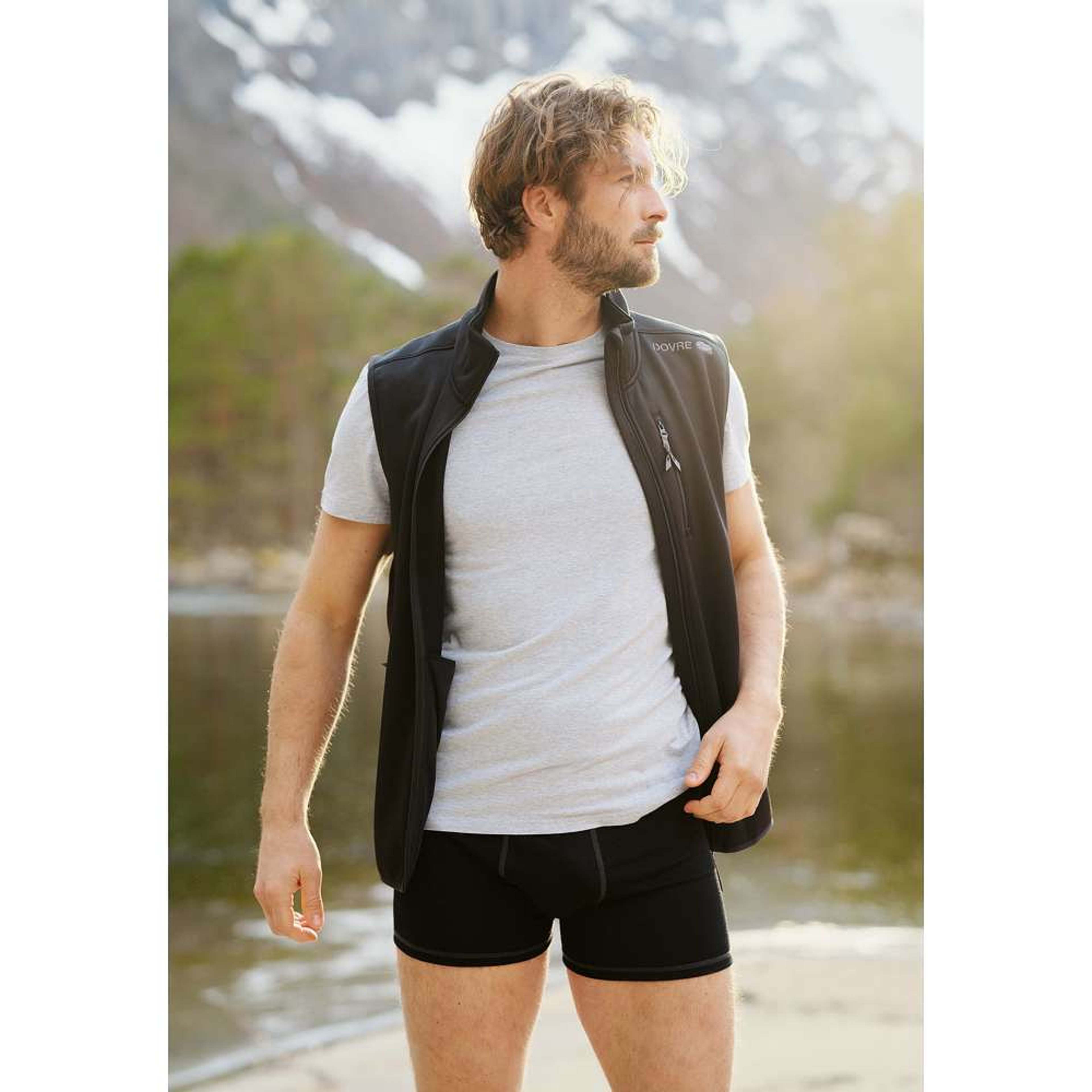 Fleeceväst | Polyester | Svart
