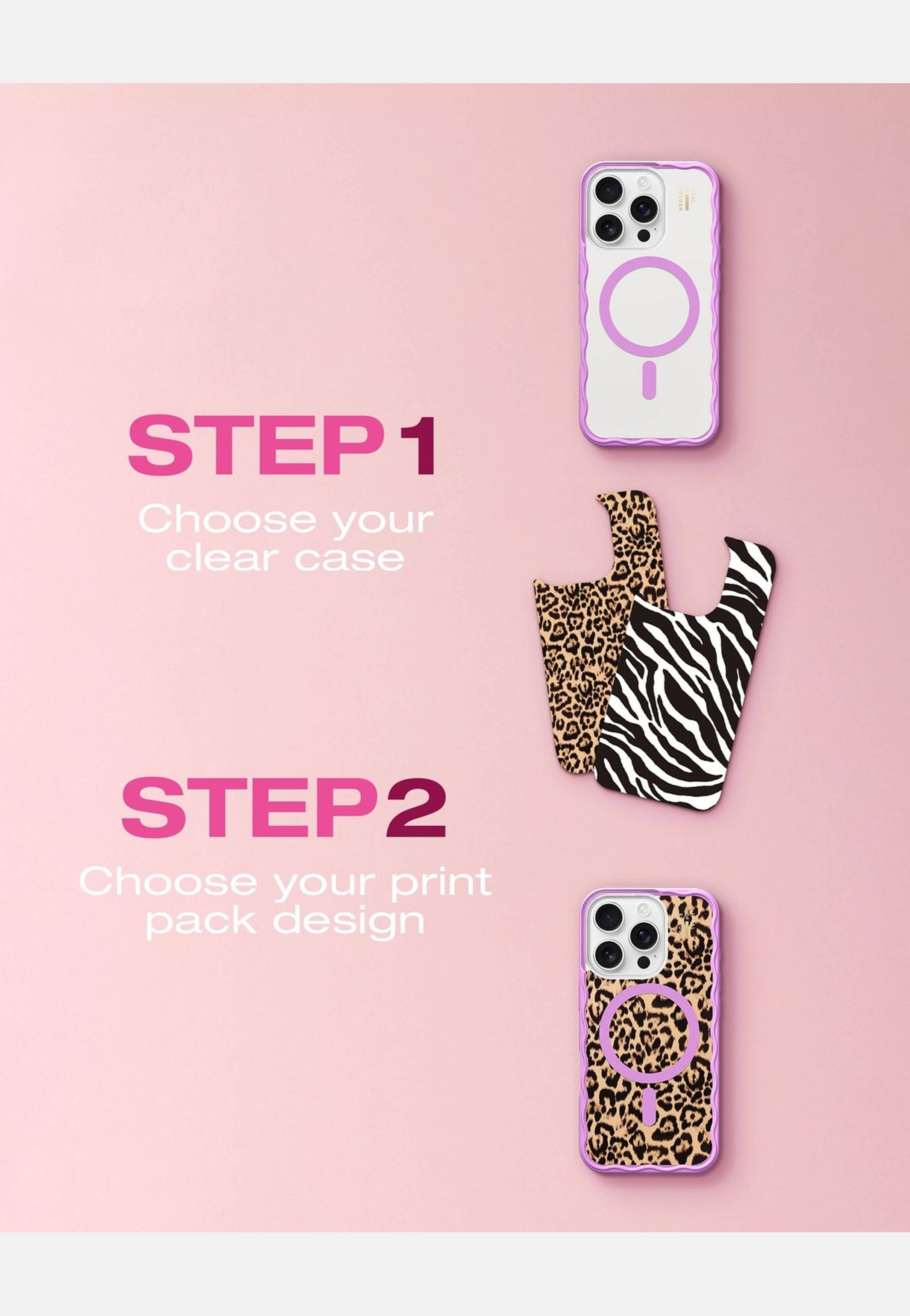Print Pack Iphone Cow Couture, från Ideal Of Sweden, i färgen pink.