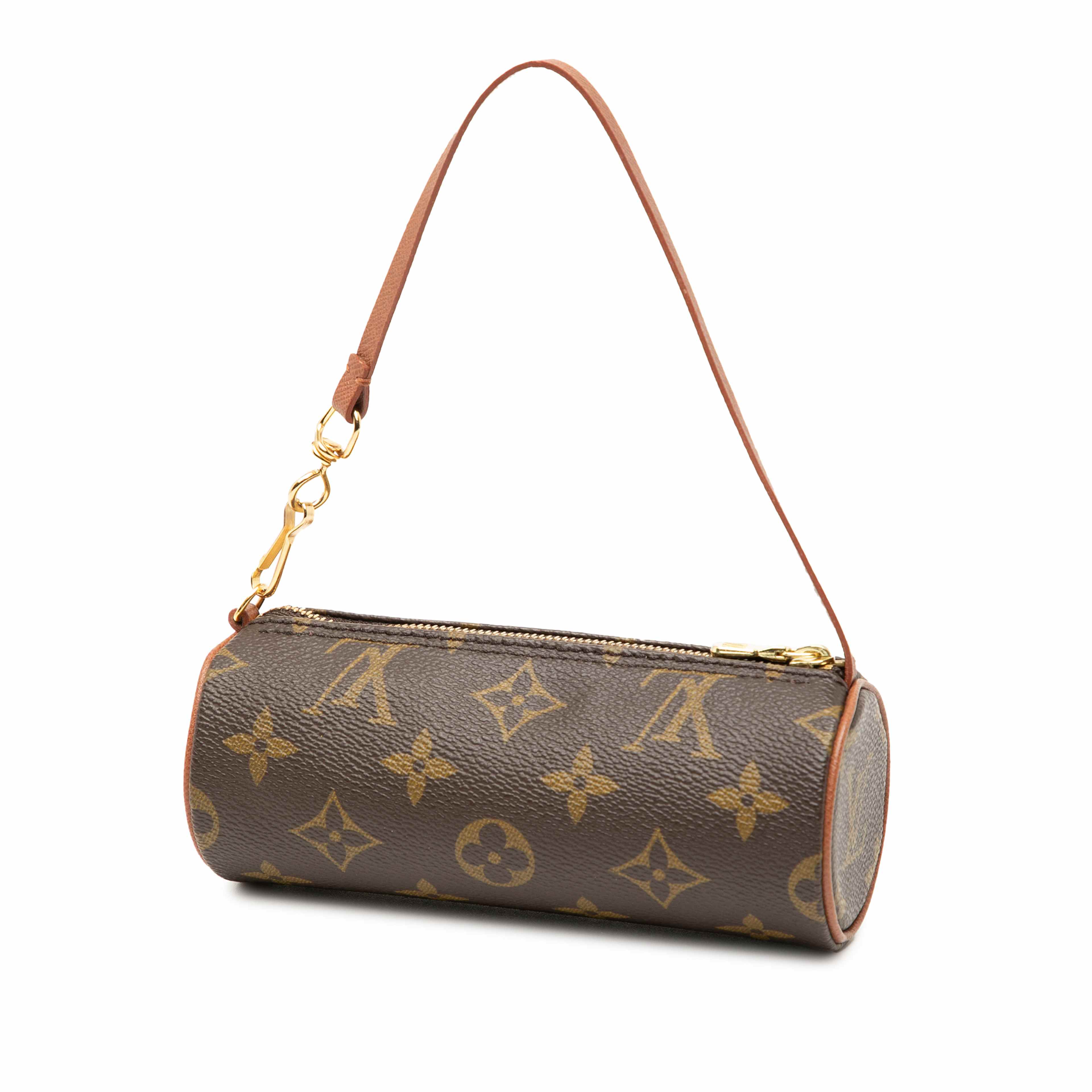 Louis Vuitton Monogram Papillon Pochette, från Luxclusif, i färgen brown. Klicka för att öppna bilden i stort format