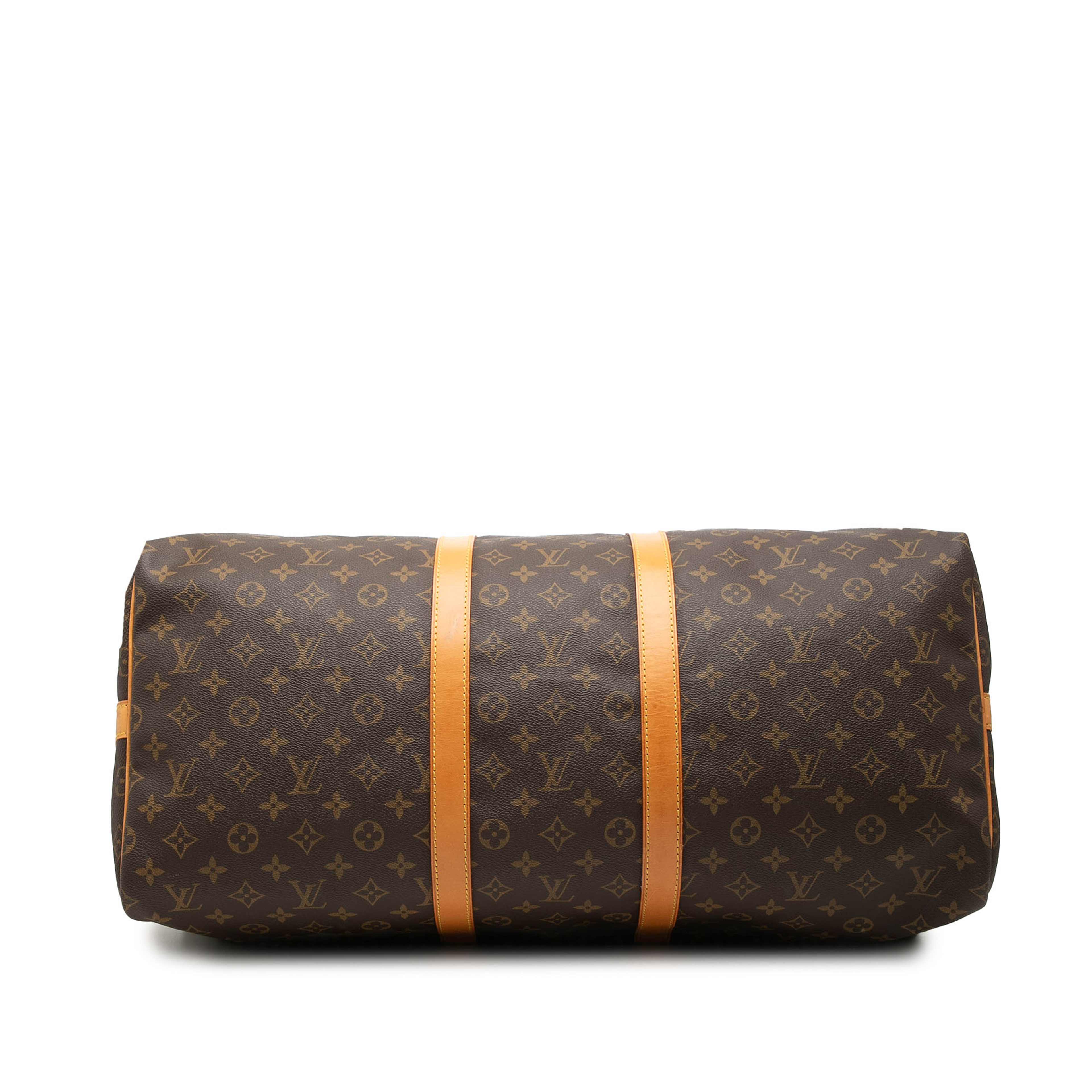 Louis Vuitton Monogram Keepall Bandouliere 55, från Luxclusif, i färgen brown. Klicka för att öppna bilden i stort format