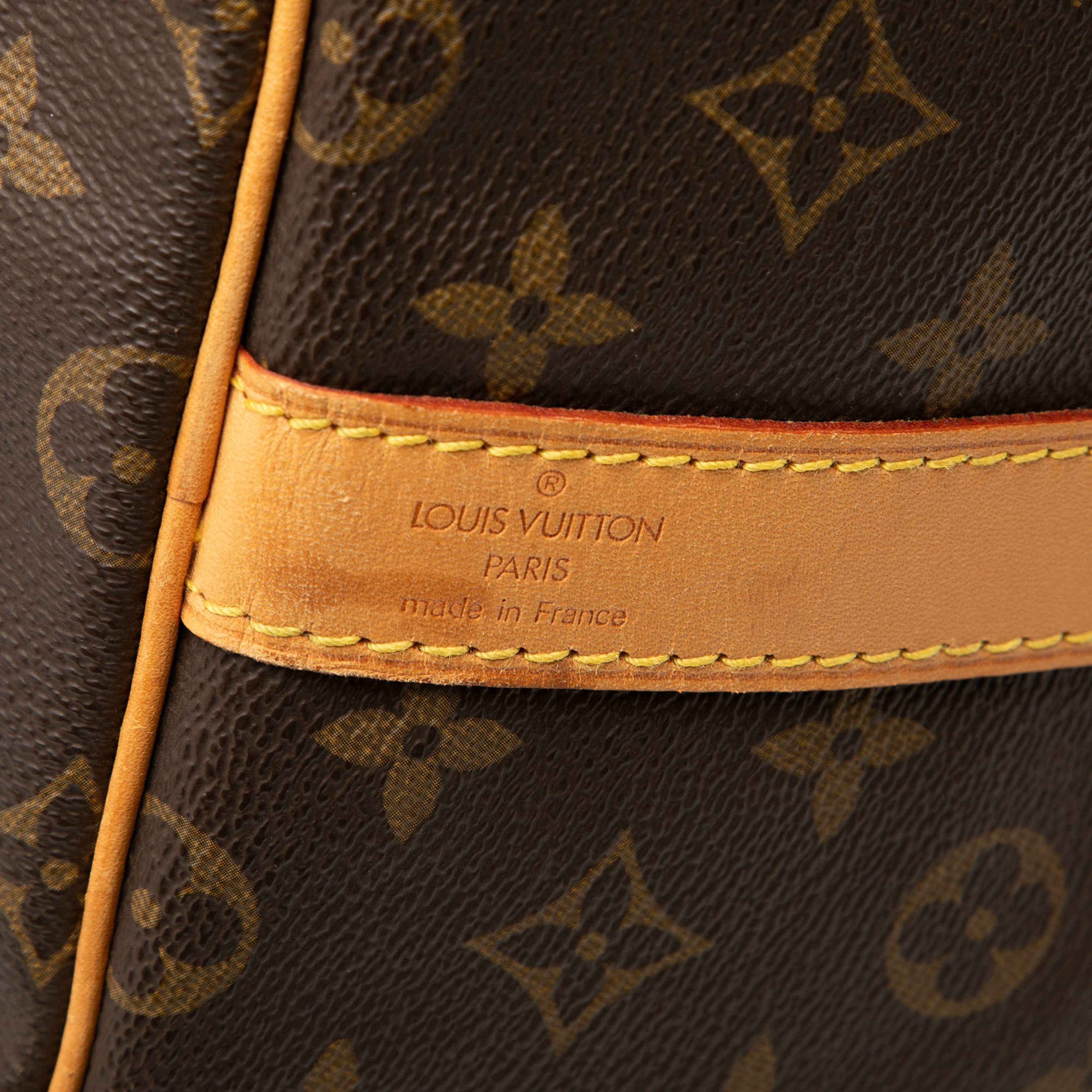 Louis Vuitton Monogram Keepall Bandouliere 55, från Luxclusif, i färgen brown. Klicka för att öppna bilden i stort format