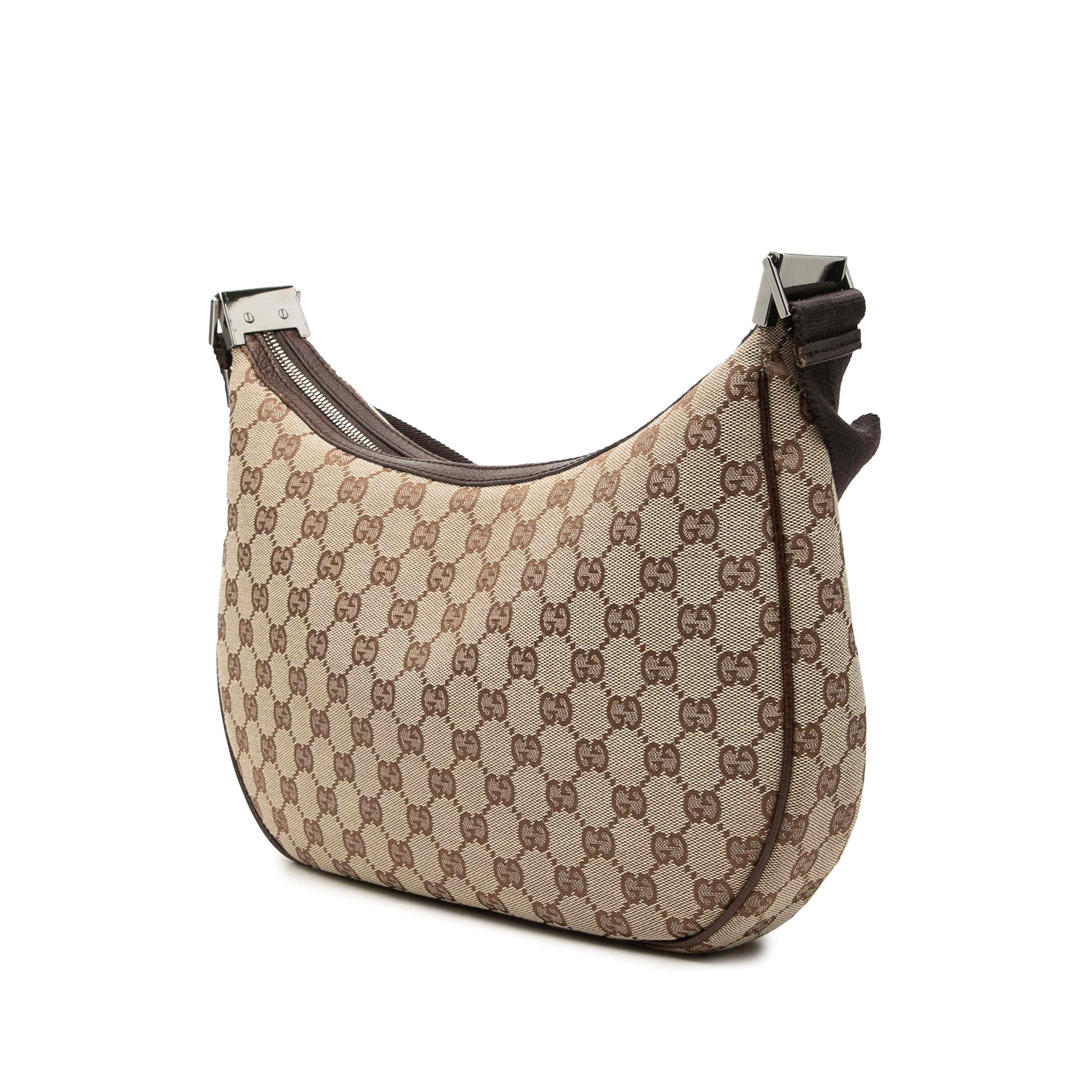 Gucci Gg Canvas Crossbody, från Luxclusif, i färgen beige. Klicka för att öppna bilden i stort format