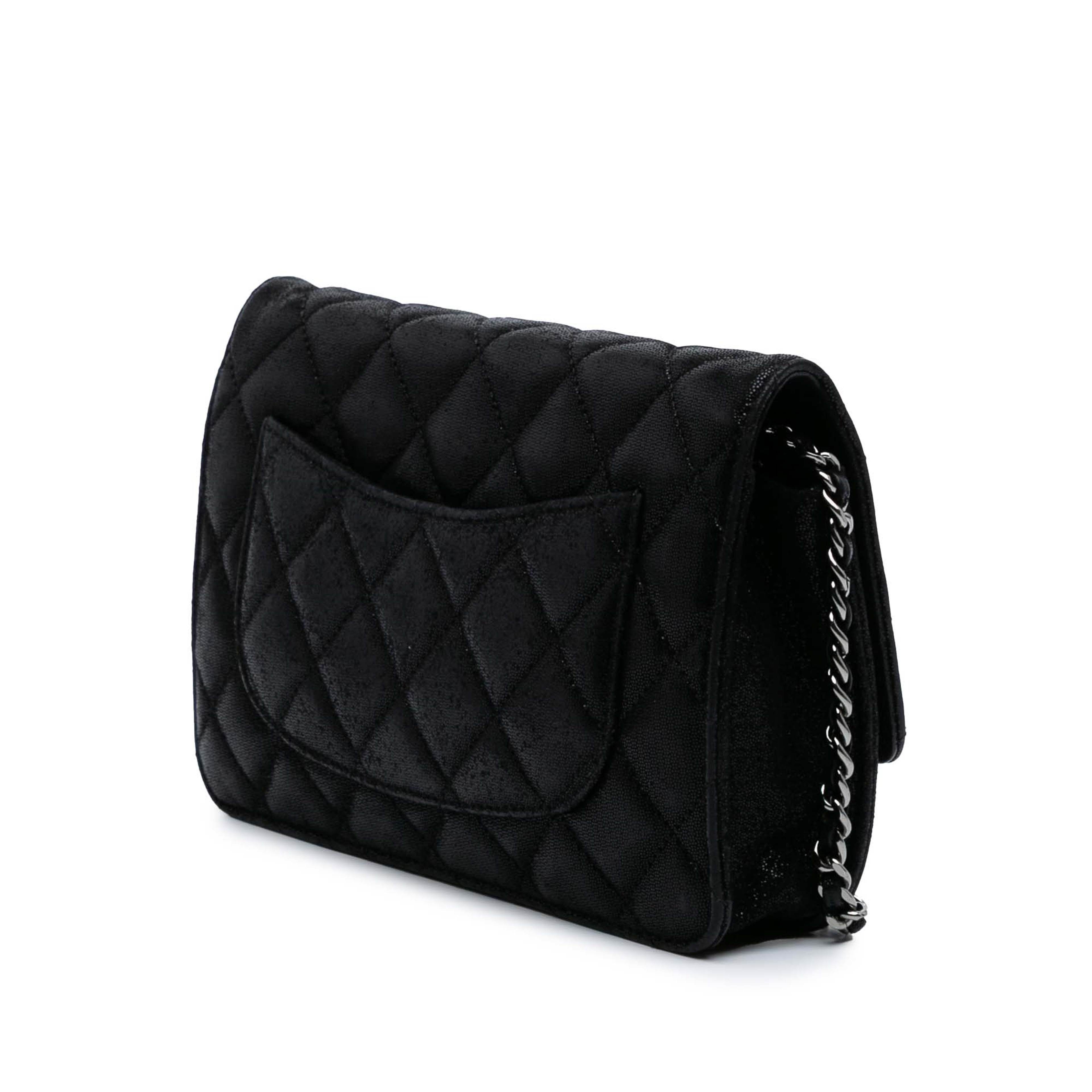Chanel Iridescent Caviar Crystal Cc Wallet On Chain