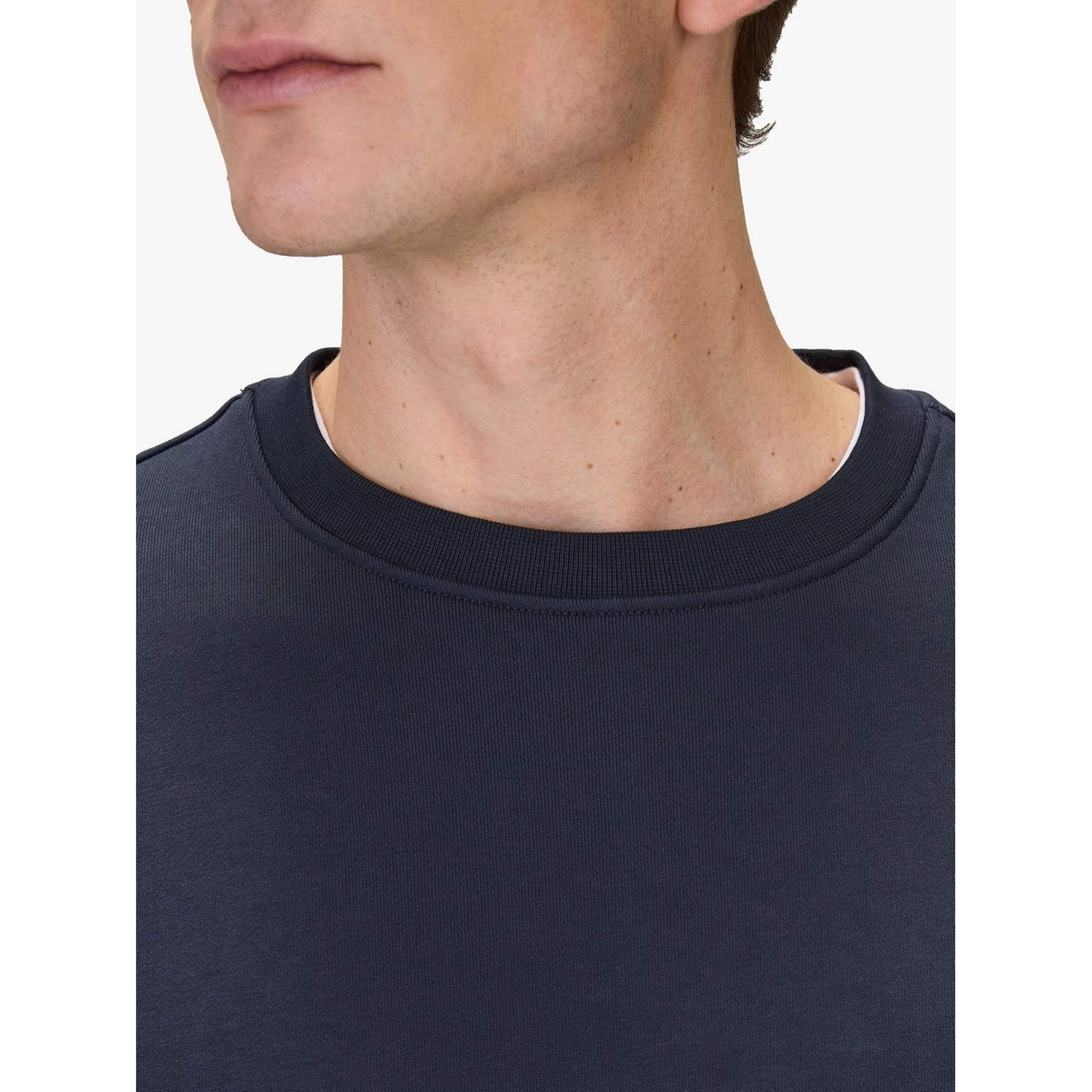 Cotton L/s Crew Neck Sweatshirt
