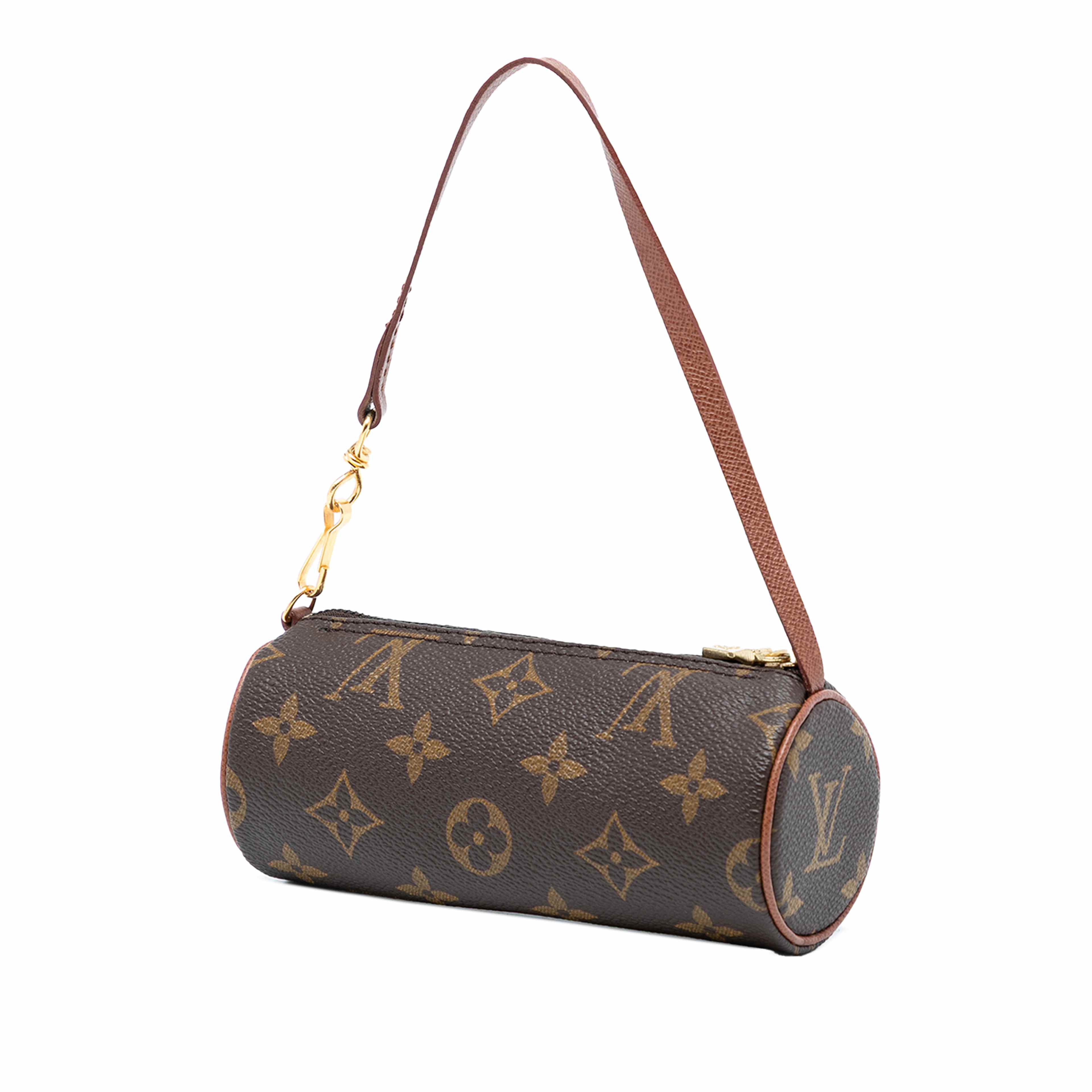 Louis Vuitton Monogram Papillon Pochette, från Luxclusif, i färgen brown. Klicka för att öppna bilden i stort format