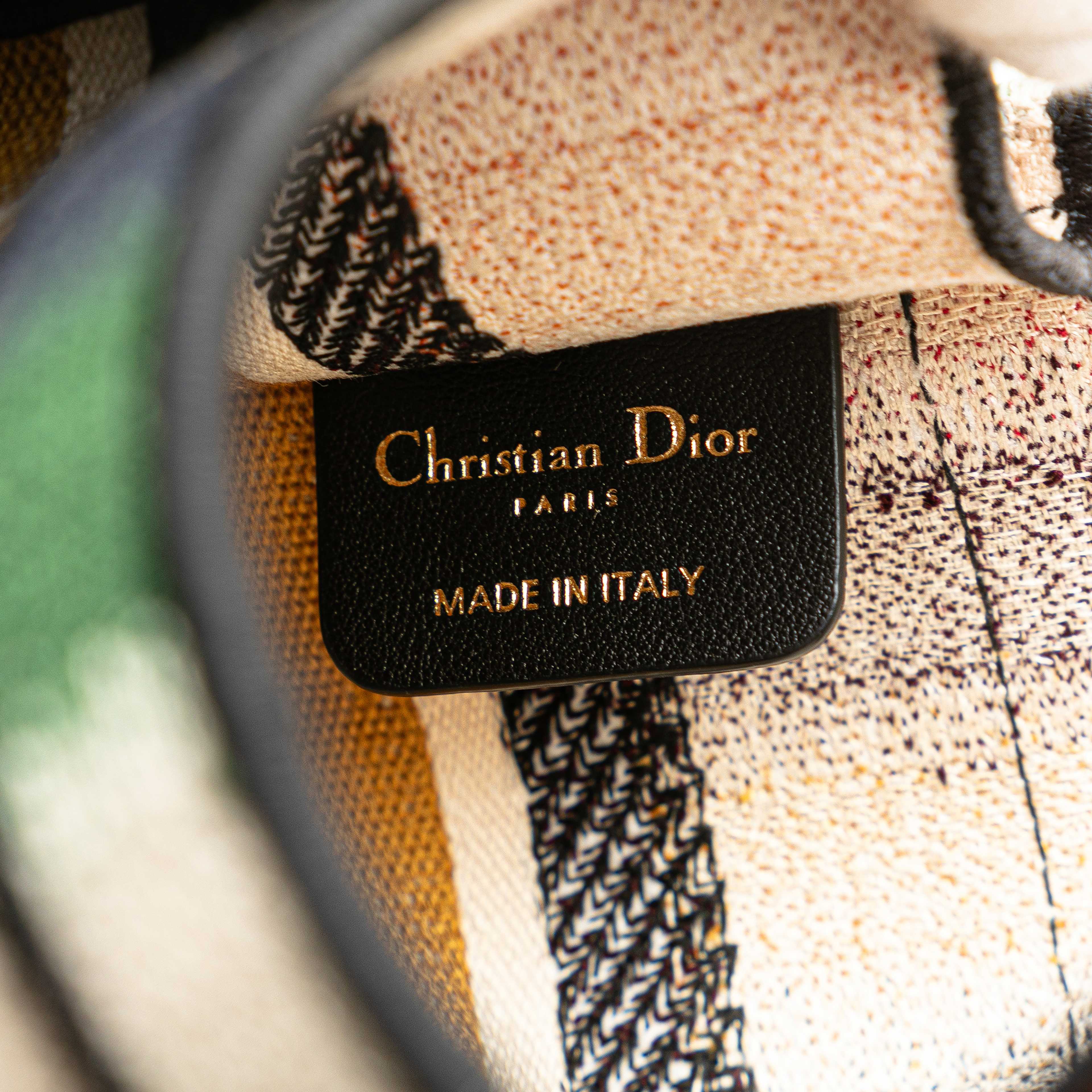 Dior Mini D Stripes Book Tote