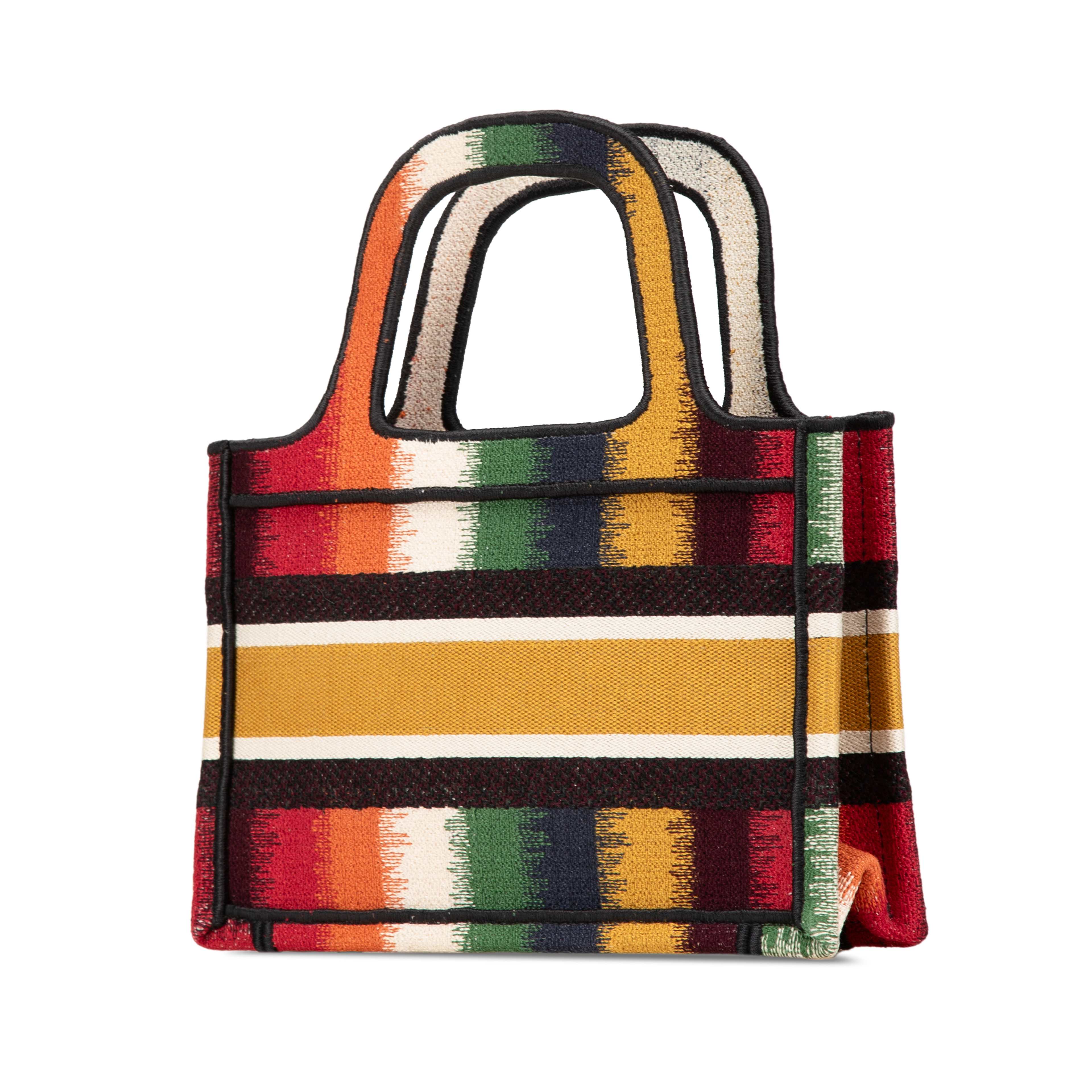 Dior Mini D Stripes Book Tote