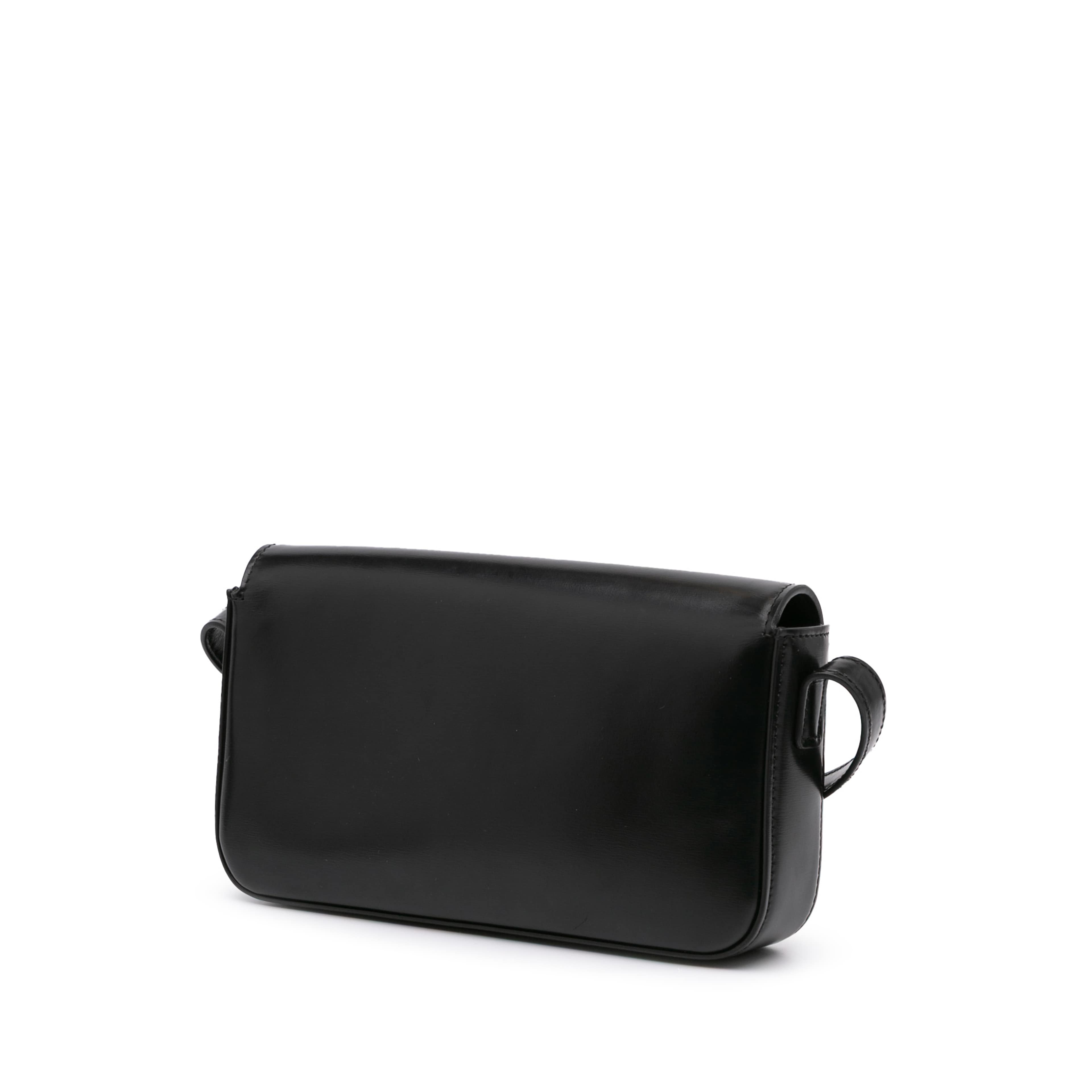 Celine Triomphe Leather Claude Shoulder Bag