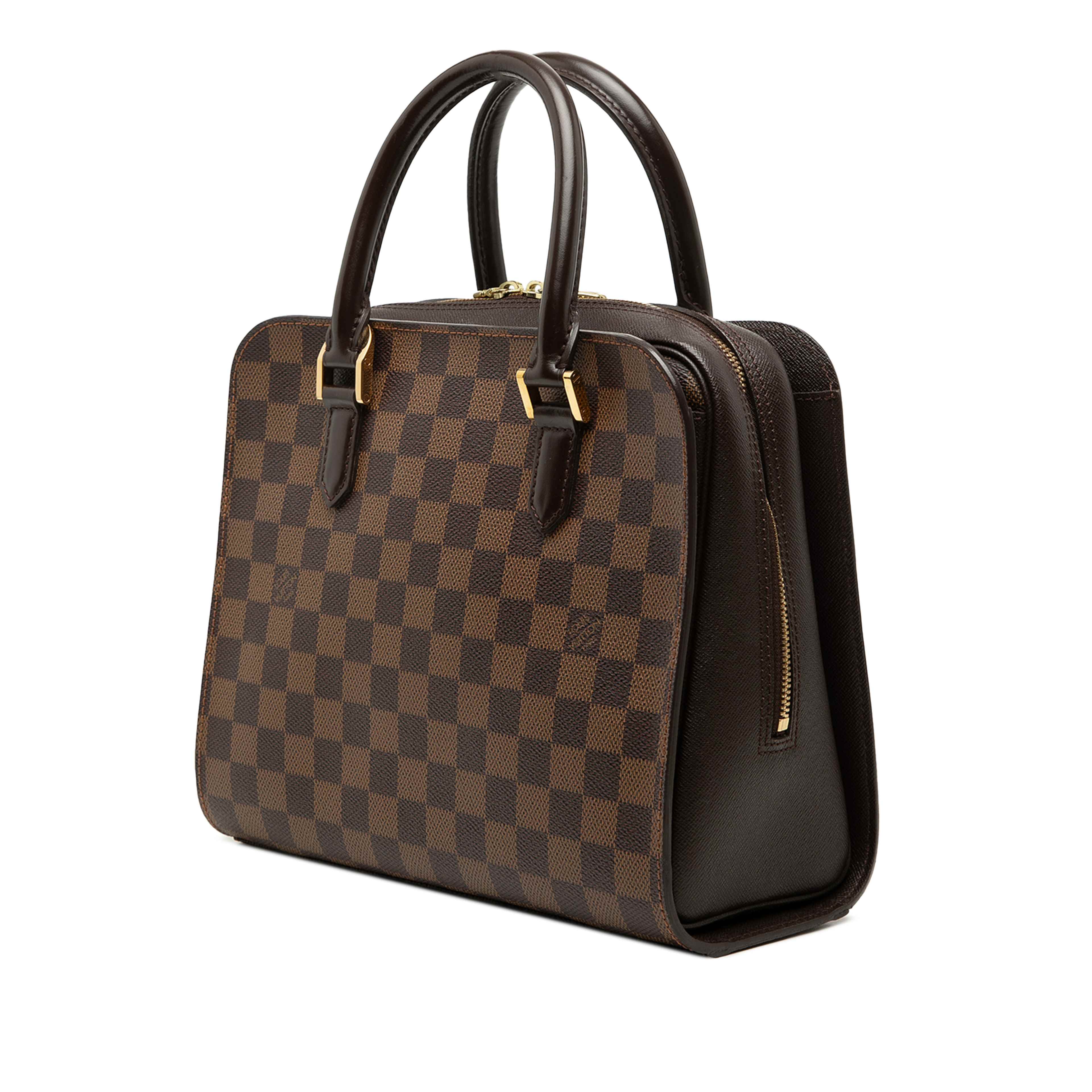 Louis Vuitton Damier Ebene Triana, från Luxclusif, i färgen brun. Klicka för att öppna bilden i stort format