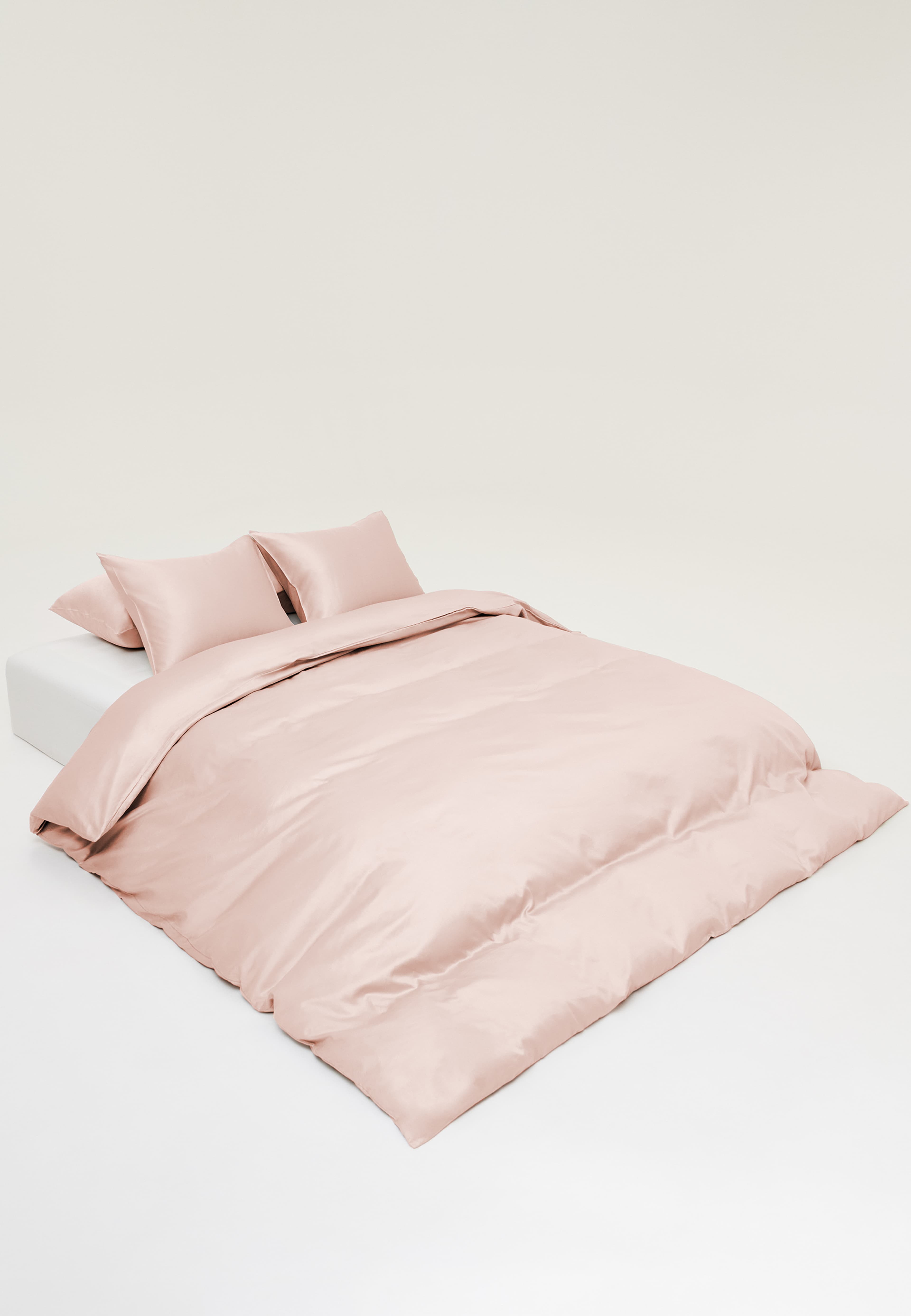 Bäddset Arkipelag Blank Rosa Dubbelt 220x220cm Med 2st Örngott 50x60xm