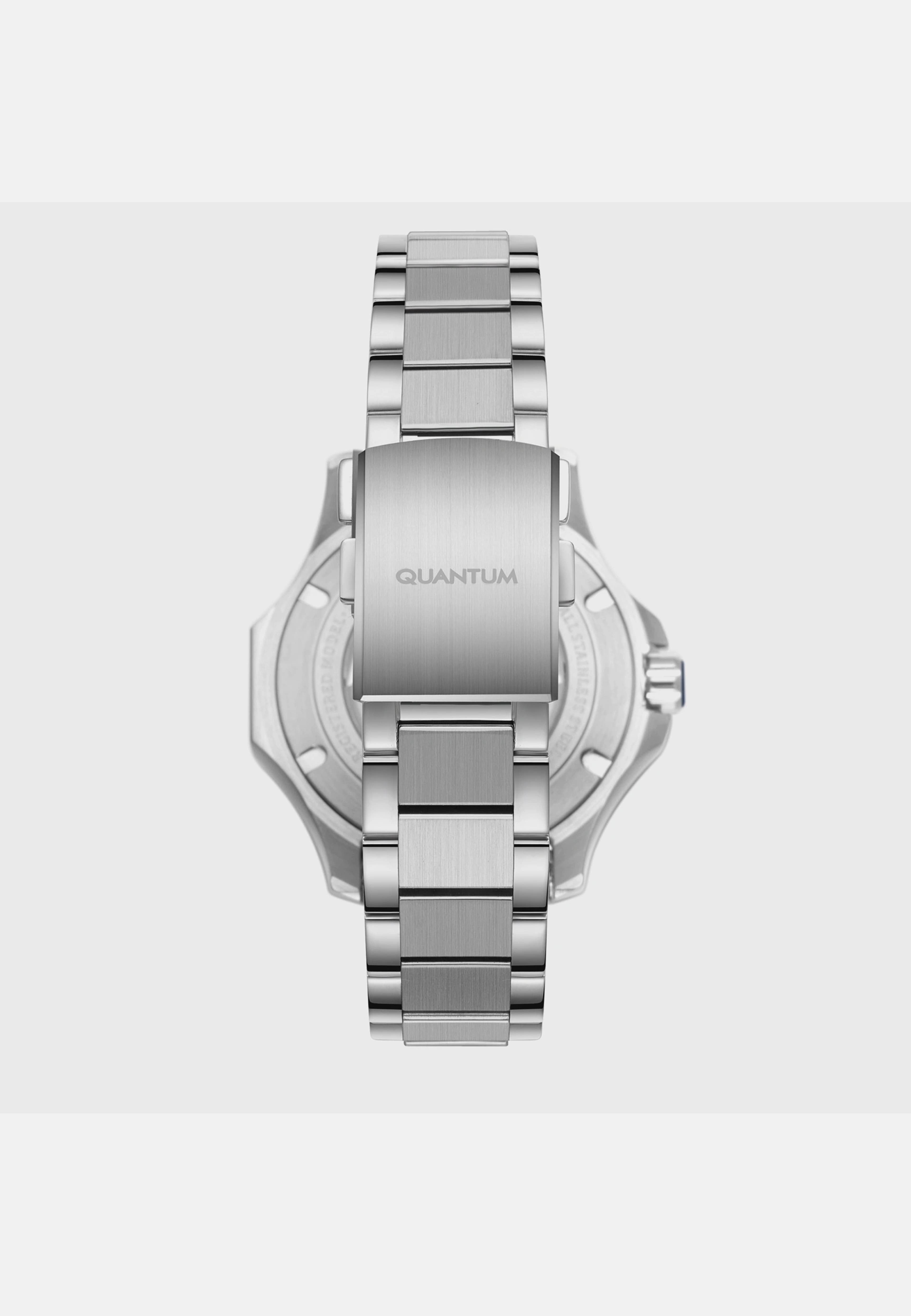 Quantum Automatic Herr Blå/stål, Metallband - Qmg1188.390, från Quantum, i färgen 1. Klicka för att öppna bilden i stort format