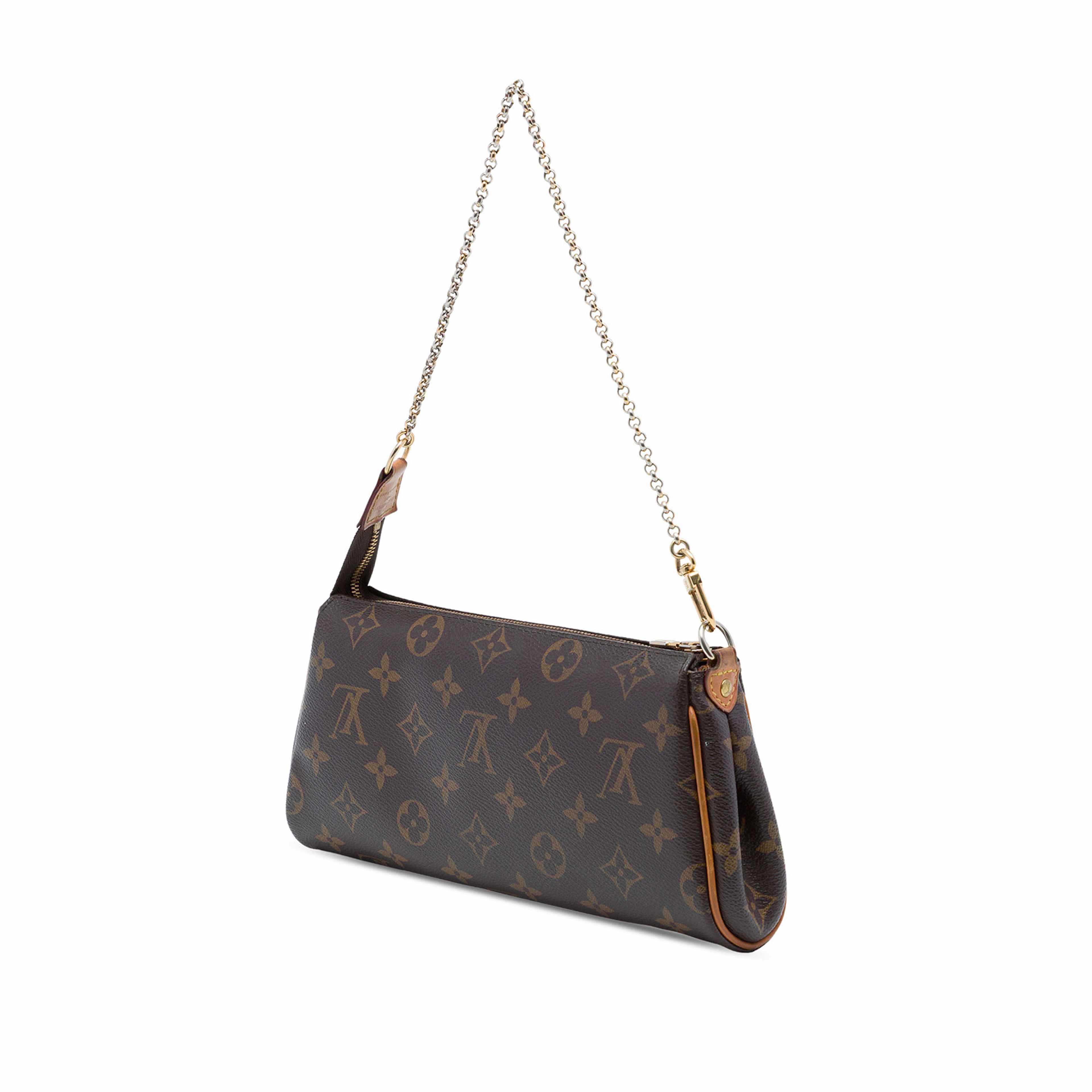 Louis Vuitton Monogram Eva, från Luxclusif, i färgen brun. Klicka för att öppna bilden i stort format