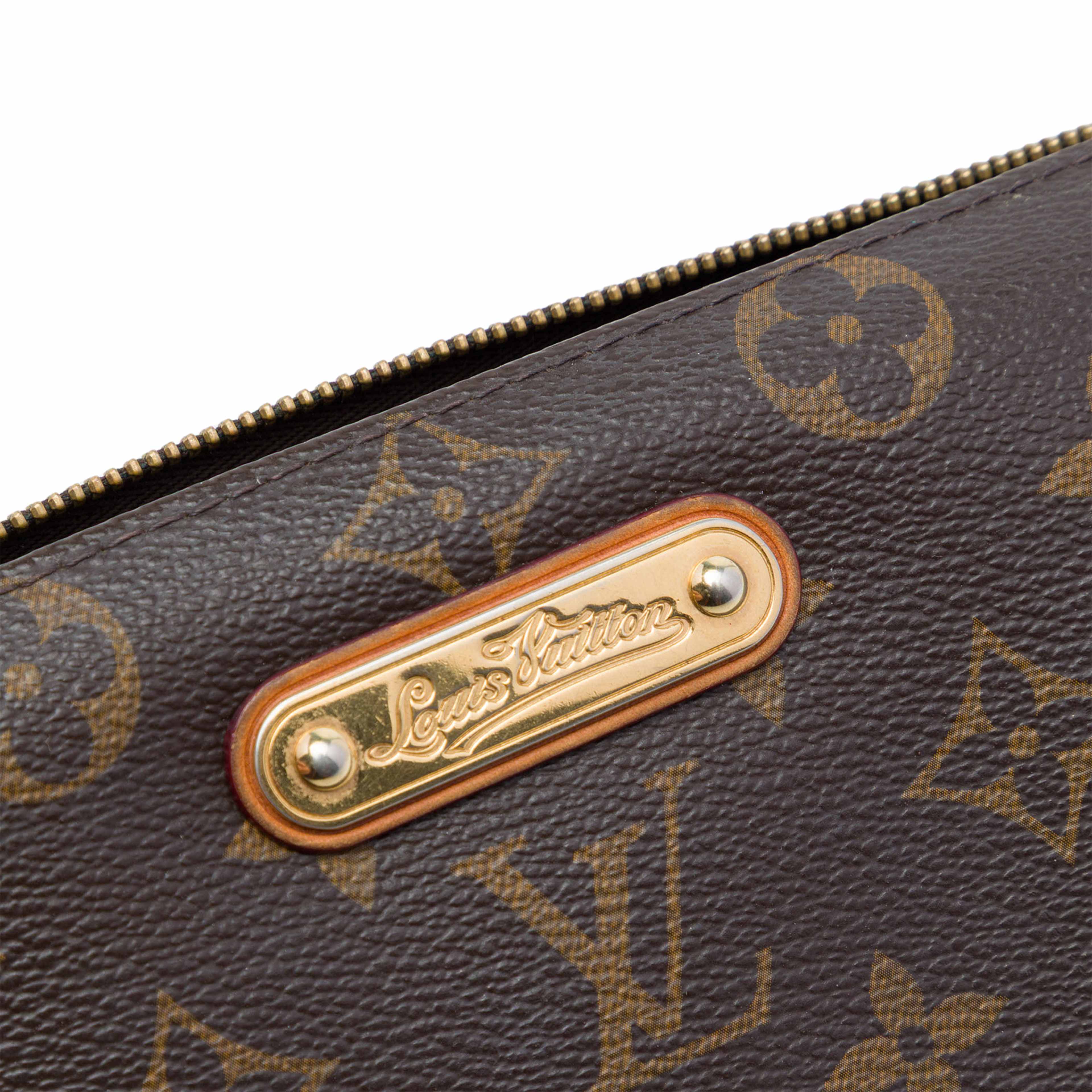 Louis Vuitton Monogram Eva, från Luxclusif, i färgen brun. Klicka för att öppna bilden i stort format