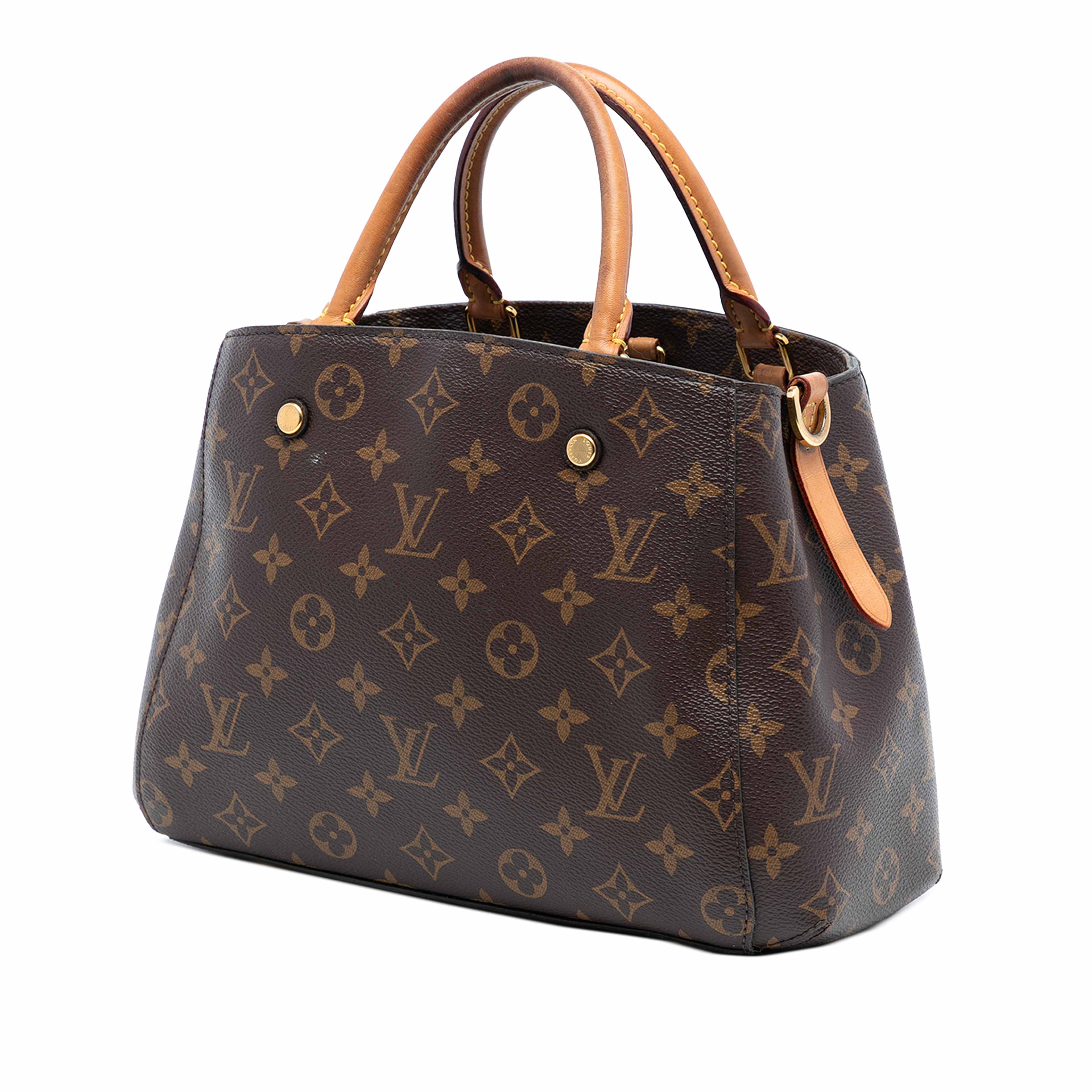 Louis Vuitton Monogram Montaigne Bb, från Luxclusif, i färgen brown. Klicka för att öppna bilden i stort format