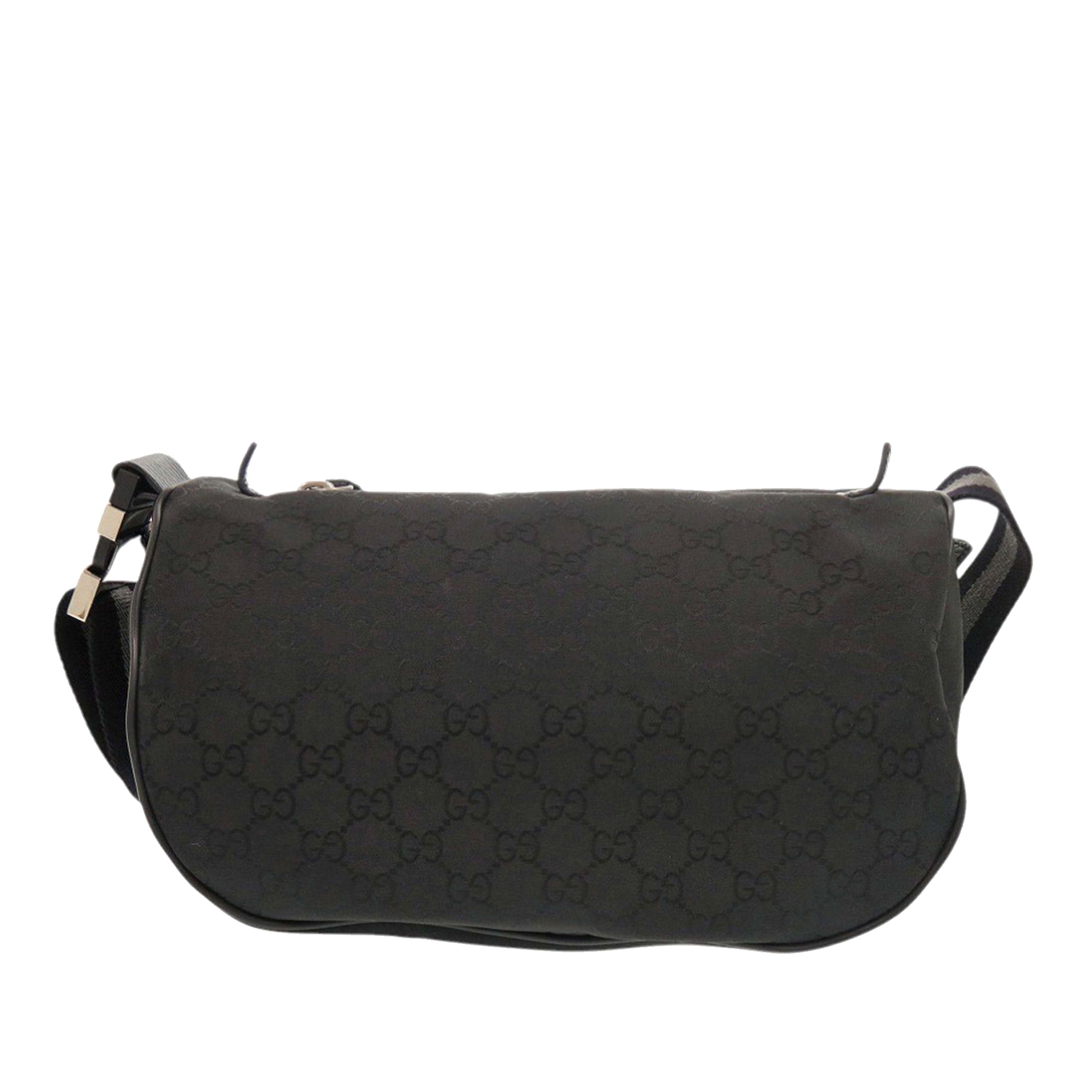 Gucci Gg Nylon Web Belt Bag, från Luxclusif, i färgen svart. Klicka för att öppna bilden i stort format
