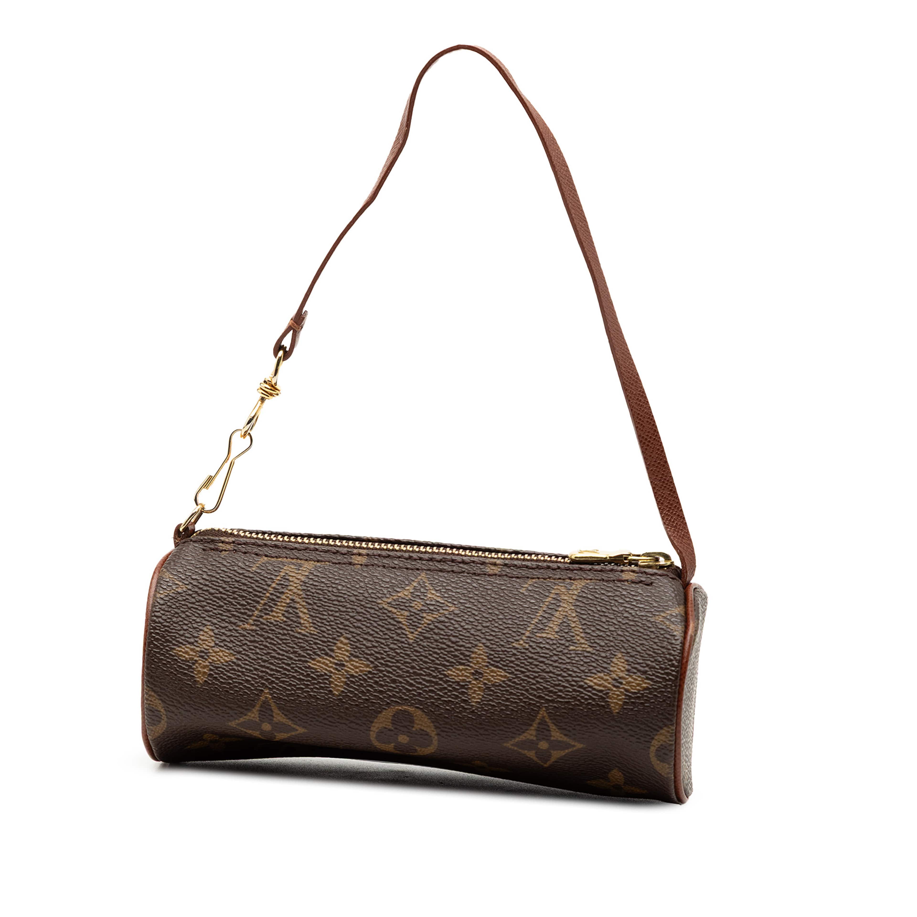 Louis Vuitton Monogram Papillon Pochette, från Luxclusif, i färgen brown. Klicka för att öppna bilden i stort format