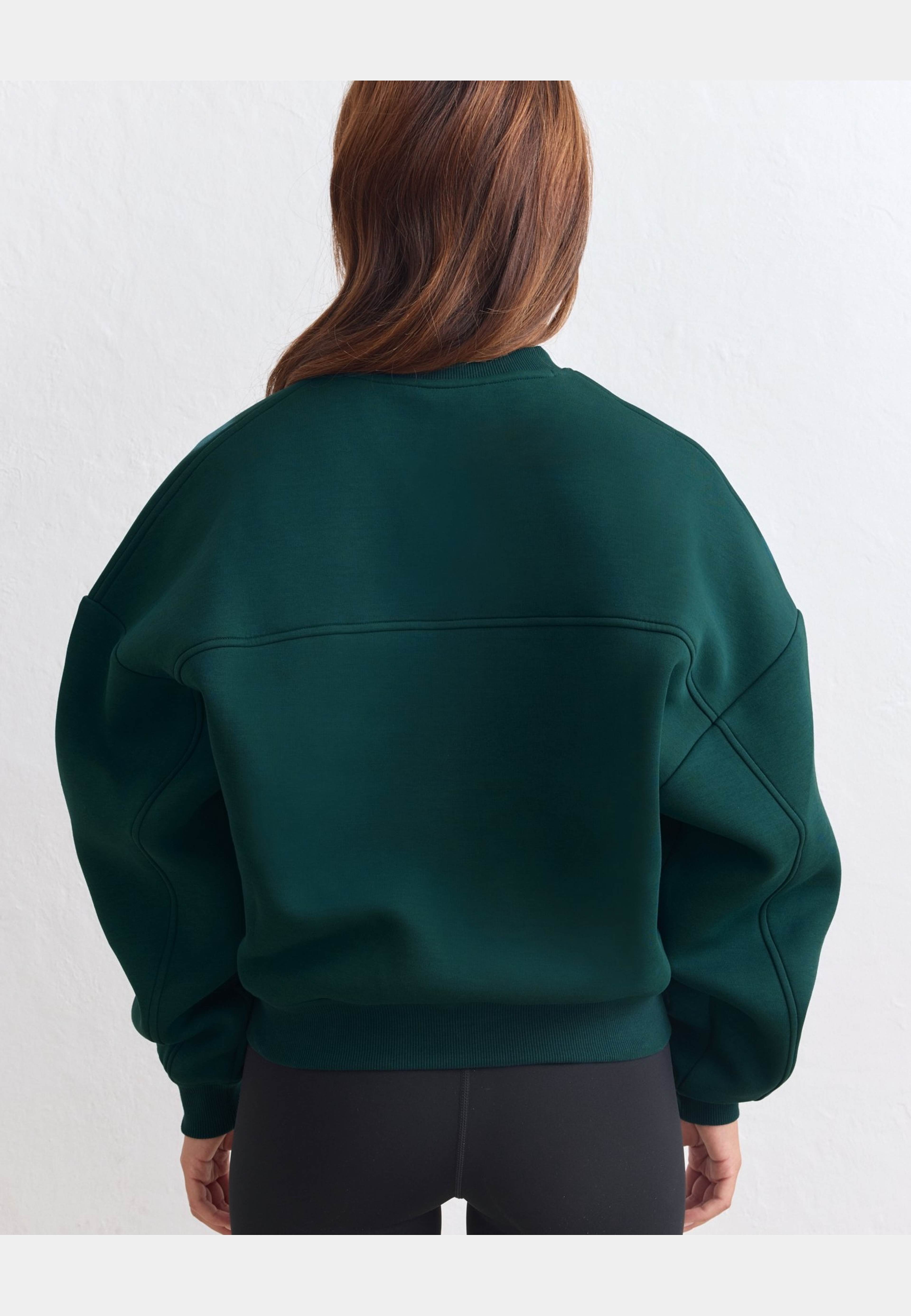 Athletics Club Sweatshirt, från aim'n, i färgen lagoon. Klicka för att öppna bilden i stort format
