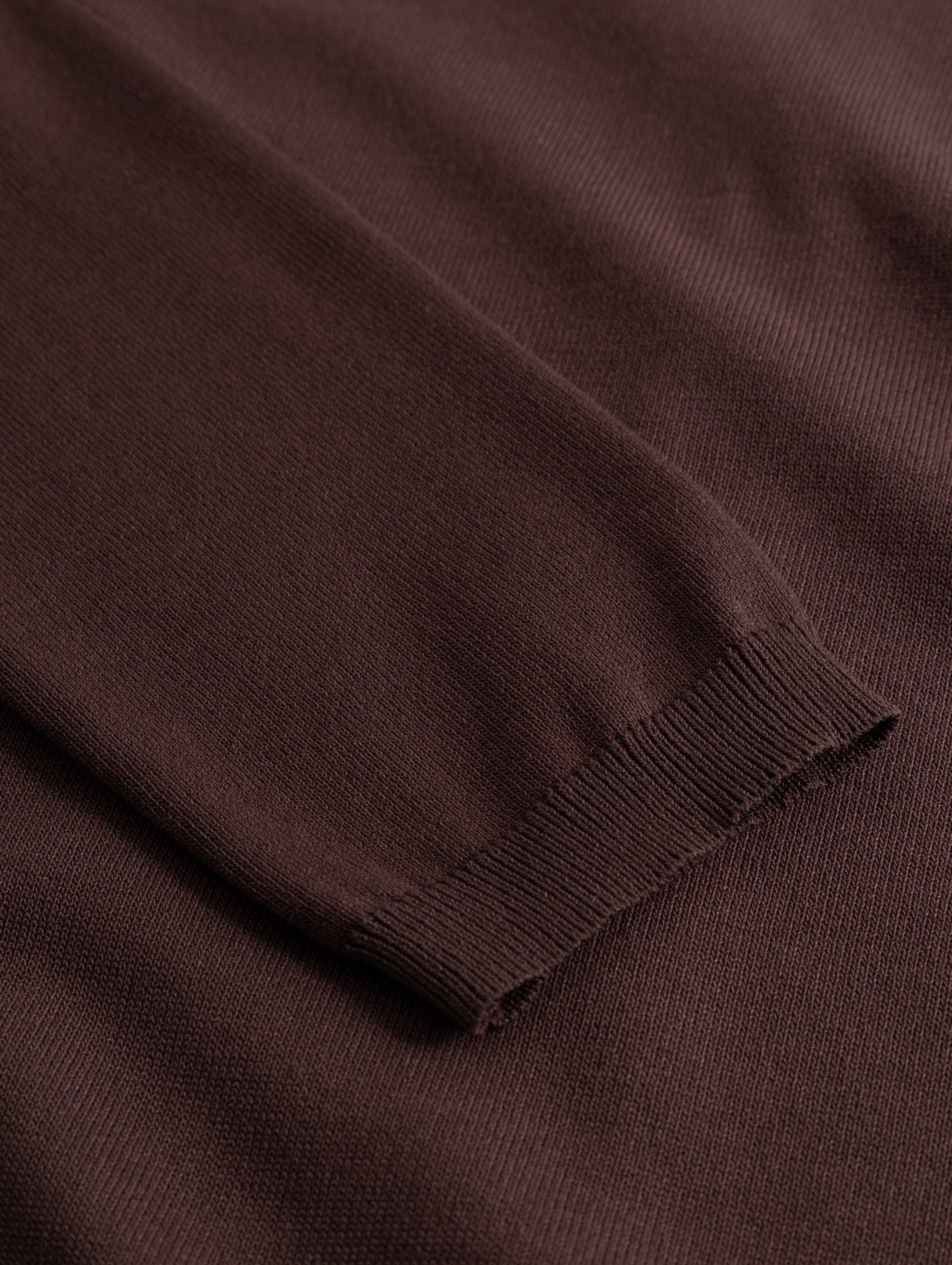 N-marg Knit Cardigan - Chocolate, från Noella, i färgen chocolate. Klicka för att öppna bilden i stort format