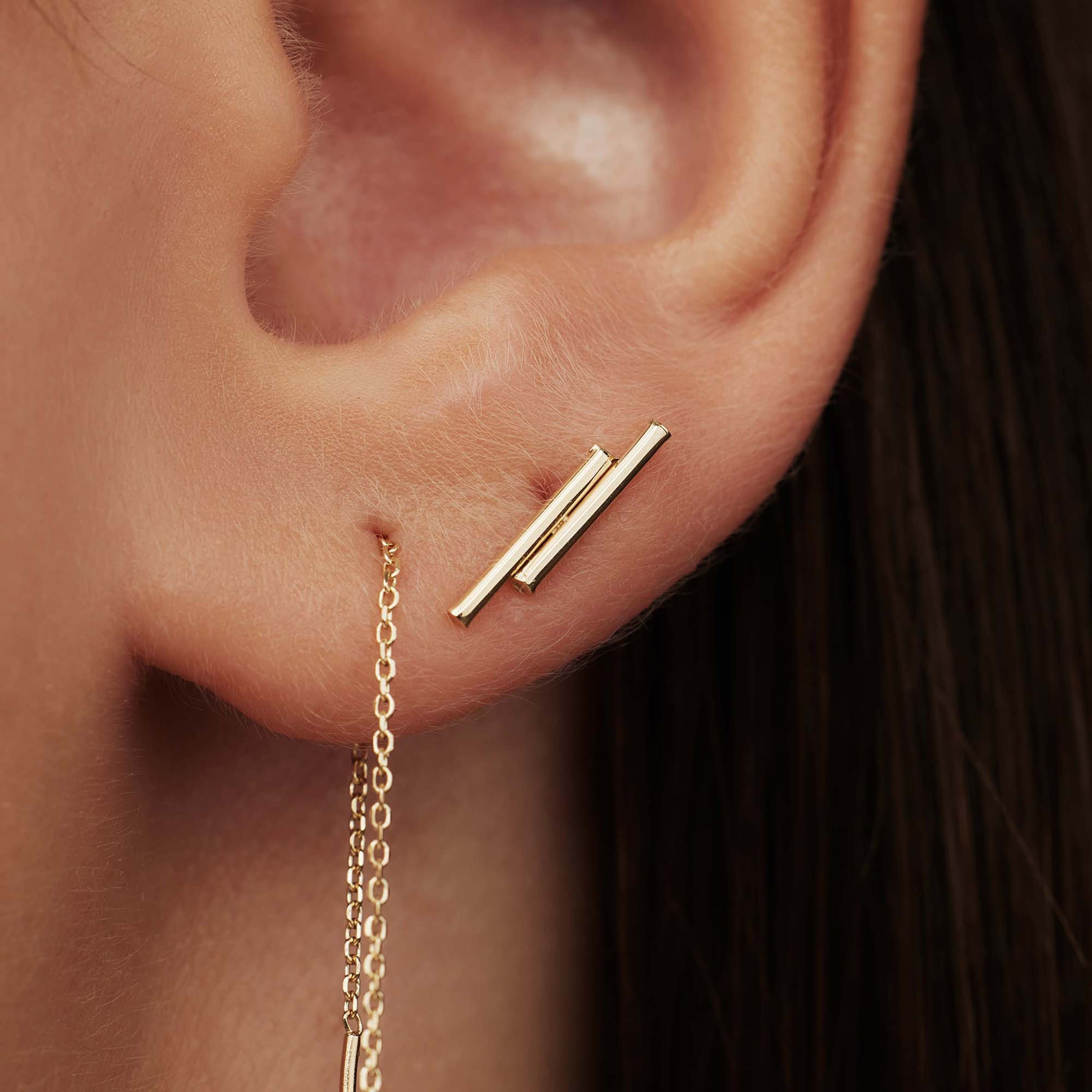 Isabel Bernard 14 Karat Gold Ear Stud