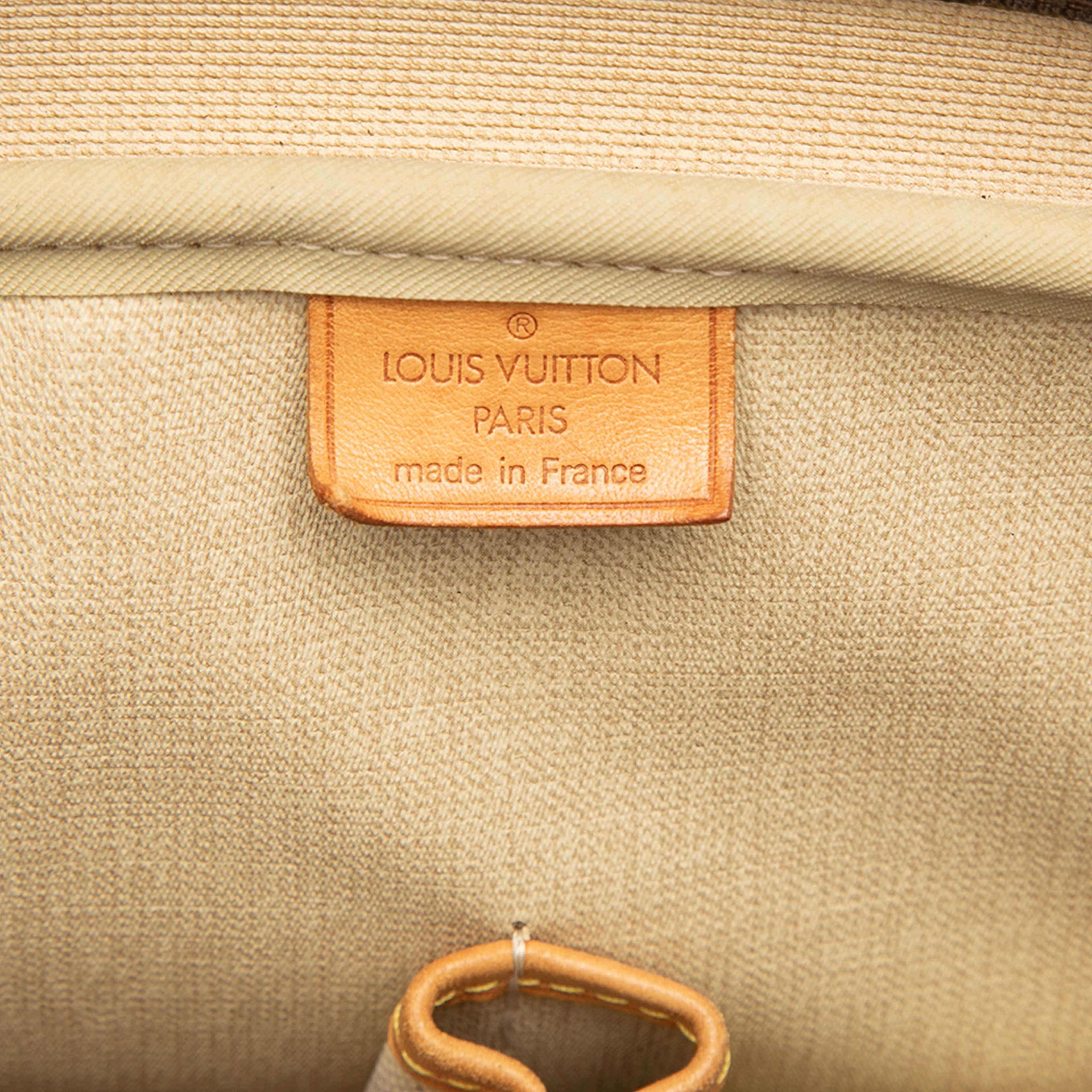 Louis Vuitton Monogram Deauville, från Luxclusif, i färgen brun. Klicka för att öppna bilden i stort format