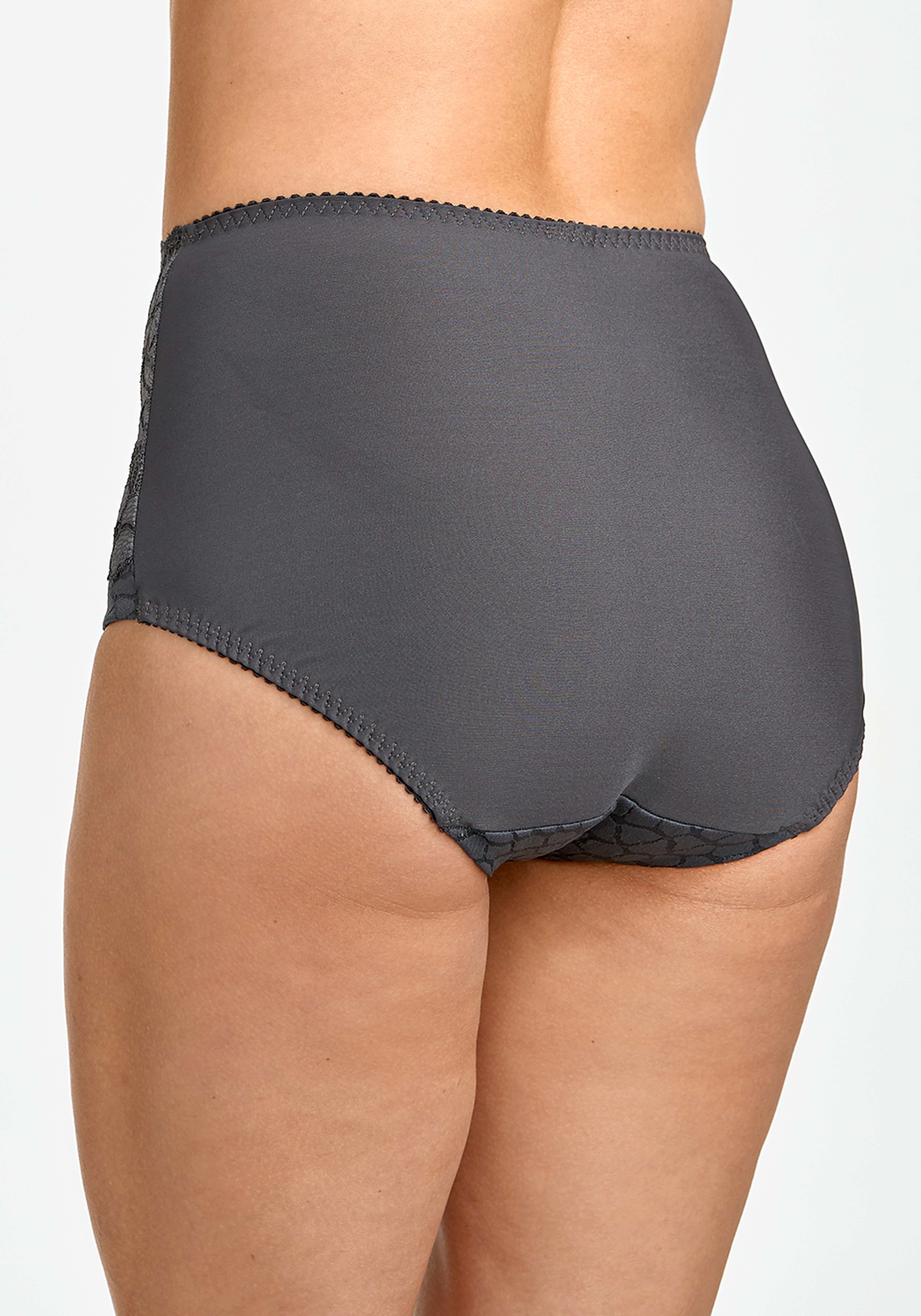 Jacquard & Lace Trosgördel, från Miss Mary of Sweden, i färgen mörkgrå. Klicka för att öppna bilden i stort format