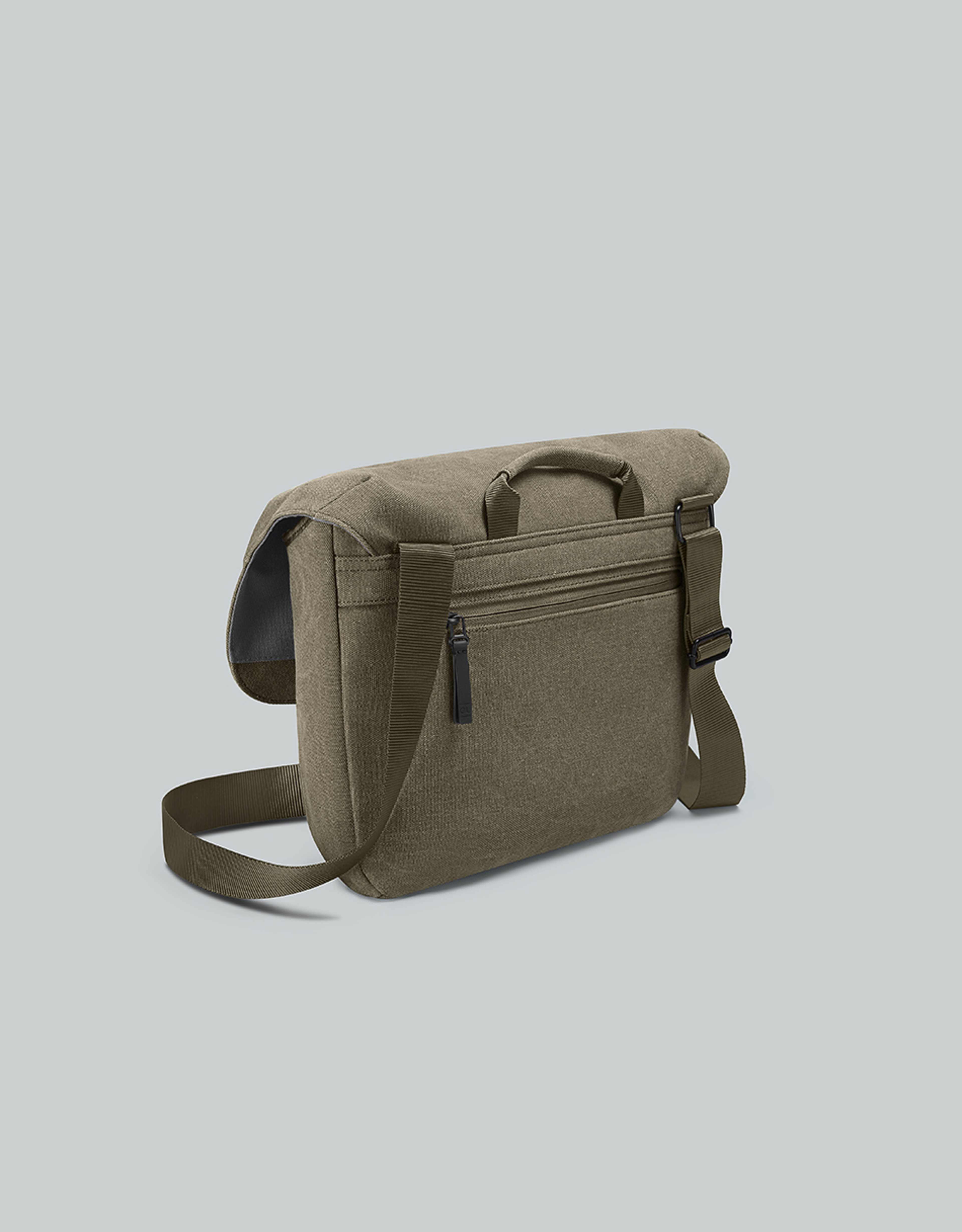 Spläsh Messenger 14", från Gaston Luga, i färgen weave fern green. Klicka för att öppna bilden i stort format
