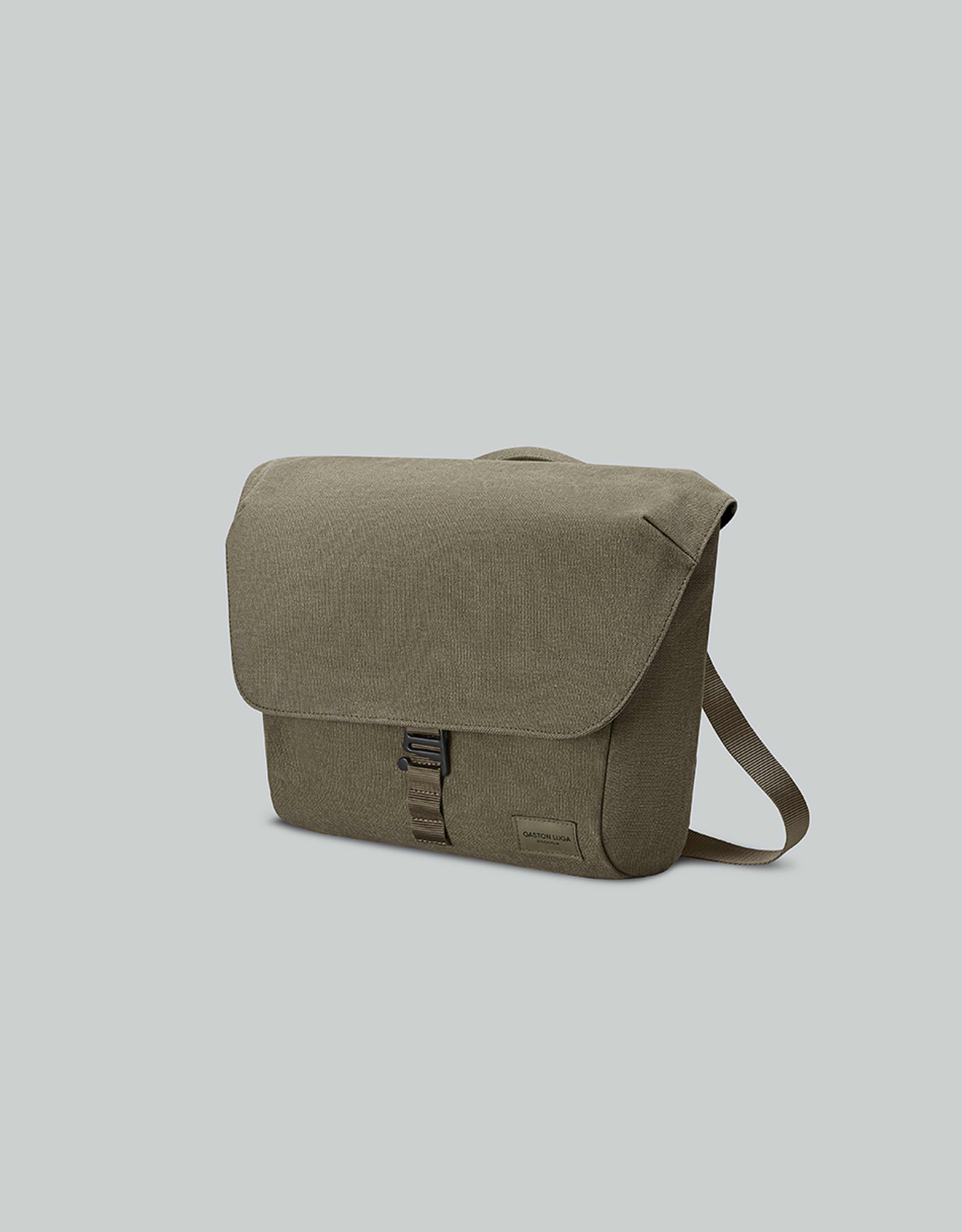 Spläsh Messenger 14", från Gaston Luga, i färgen weave fern green. Klicka för att öppna bilden i stort format
