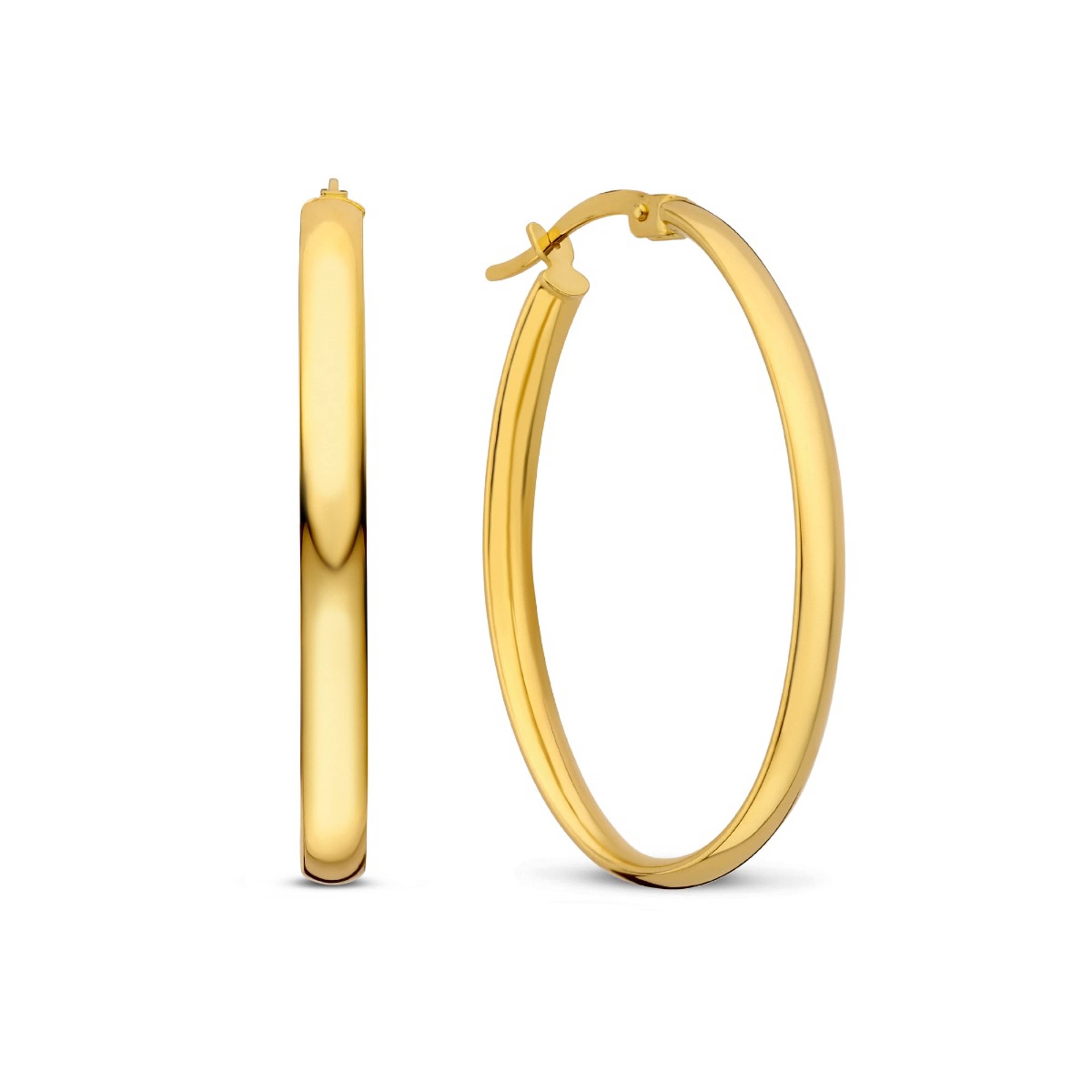Rivoli 14 Karat Guld Creoler