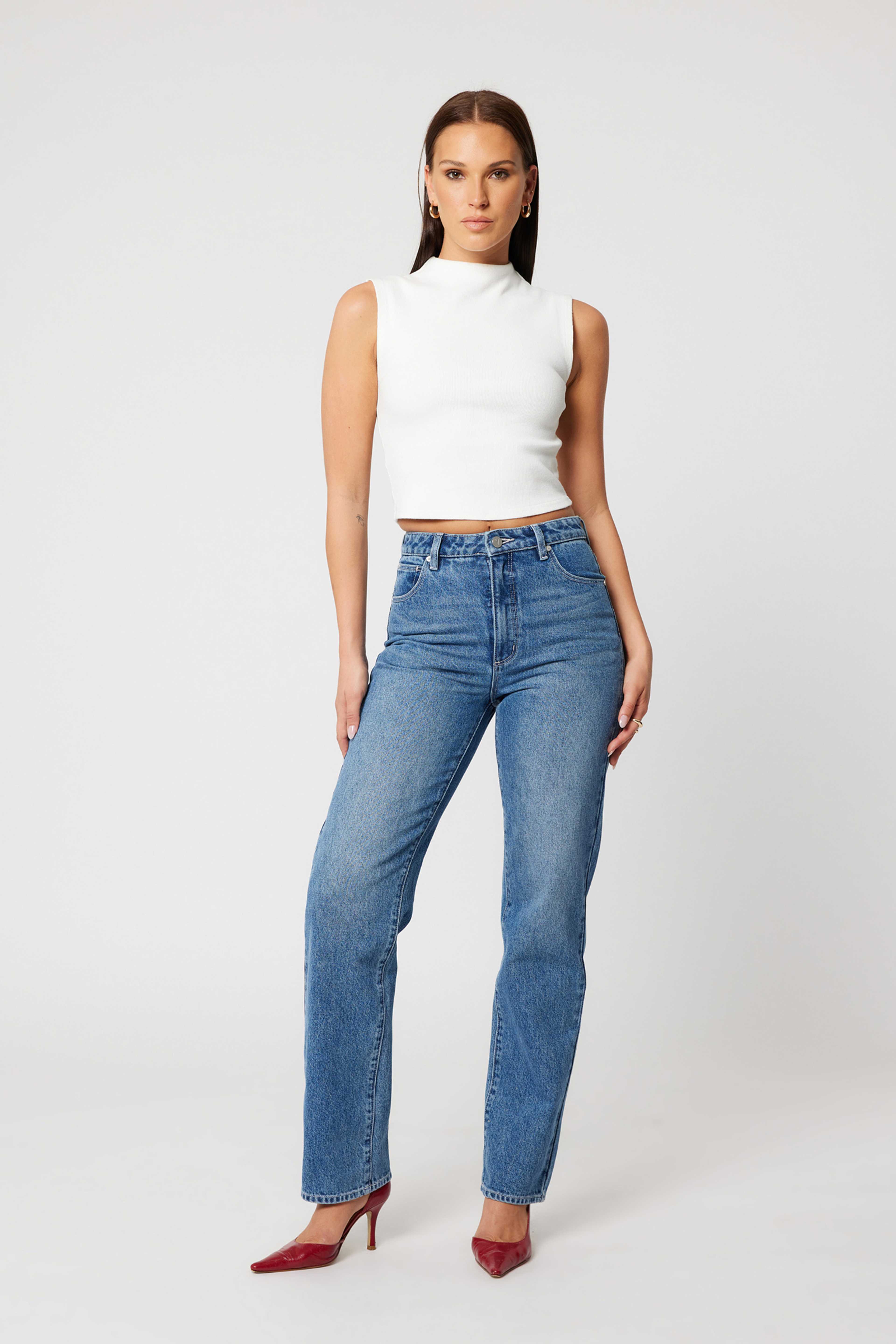 94 High Straight Kim Mid Blue
