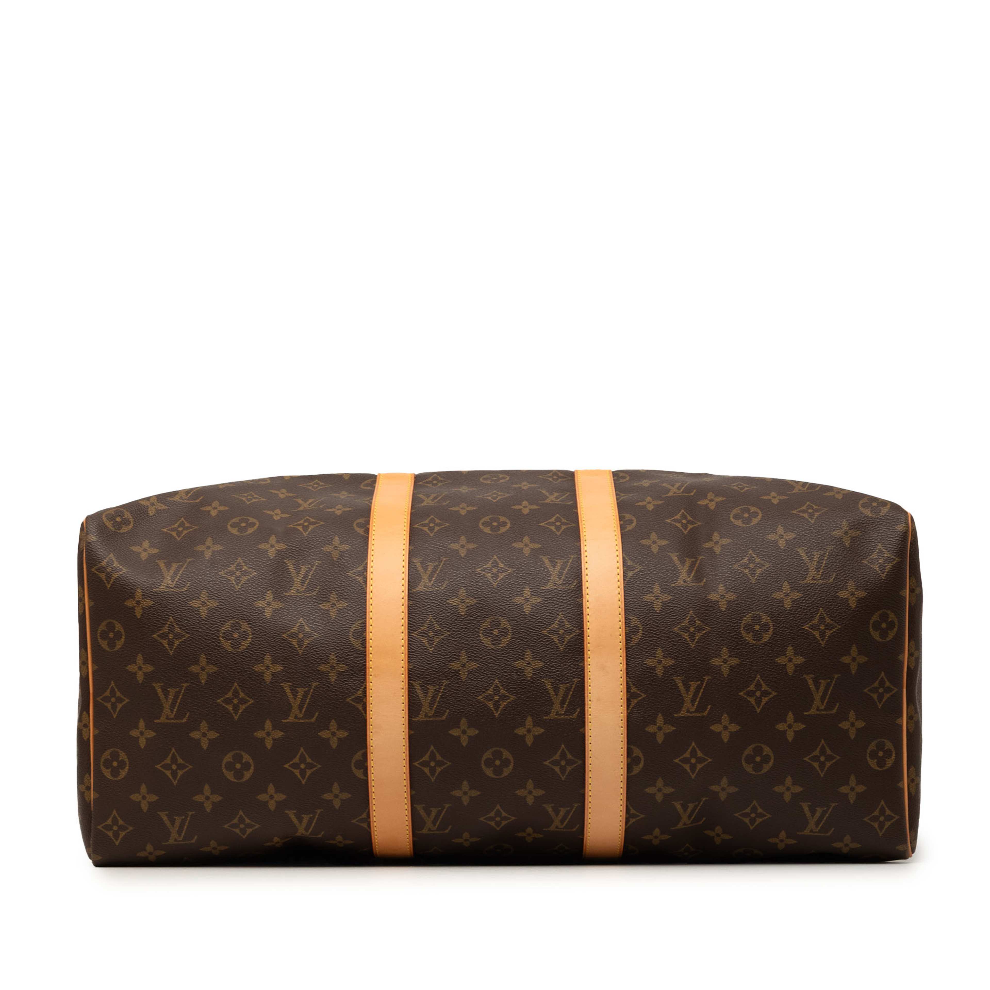 Louis Vuitton Monogram Keepall 50, från Luxclusif, i färgen brown. Klicka för att öppna bilden i stort format