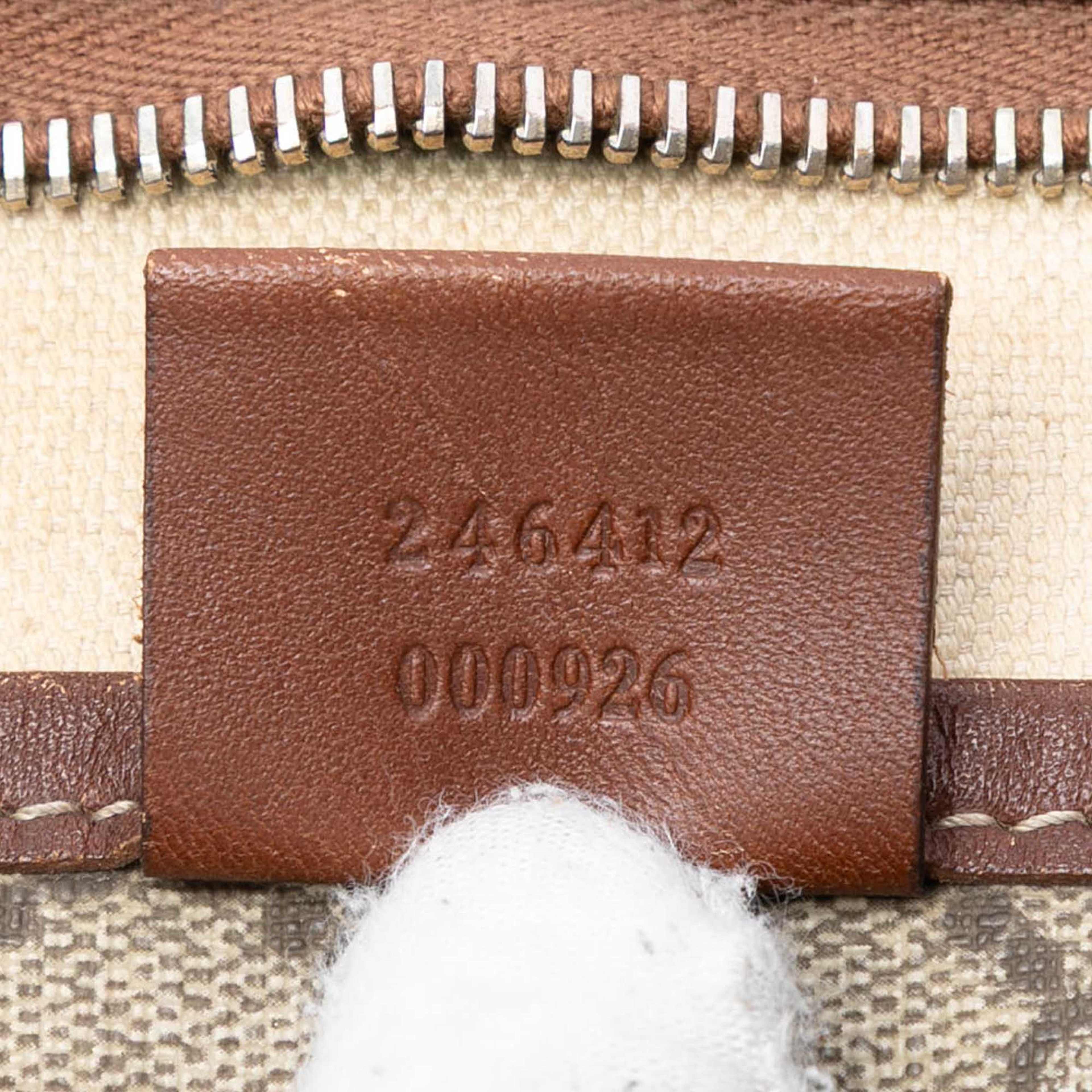 Gucci Gg Supreme Web Crossbody, från Luxclusif, i färgen beige. Klicka för att öppna bilden i stort format
