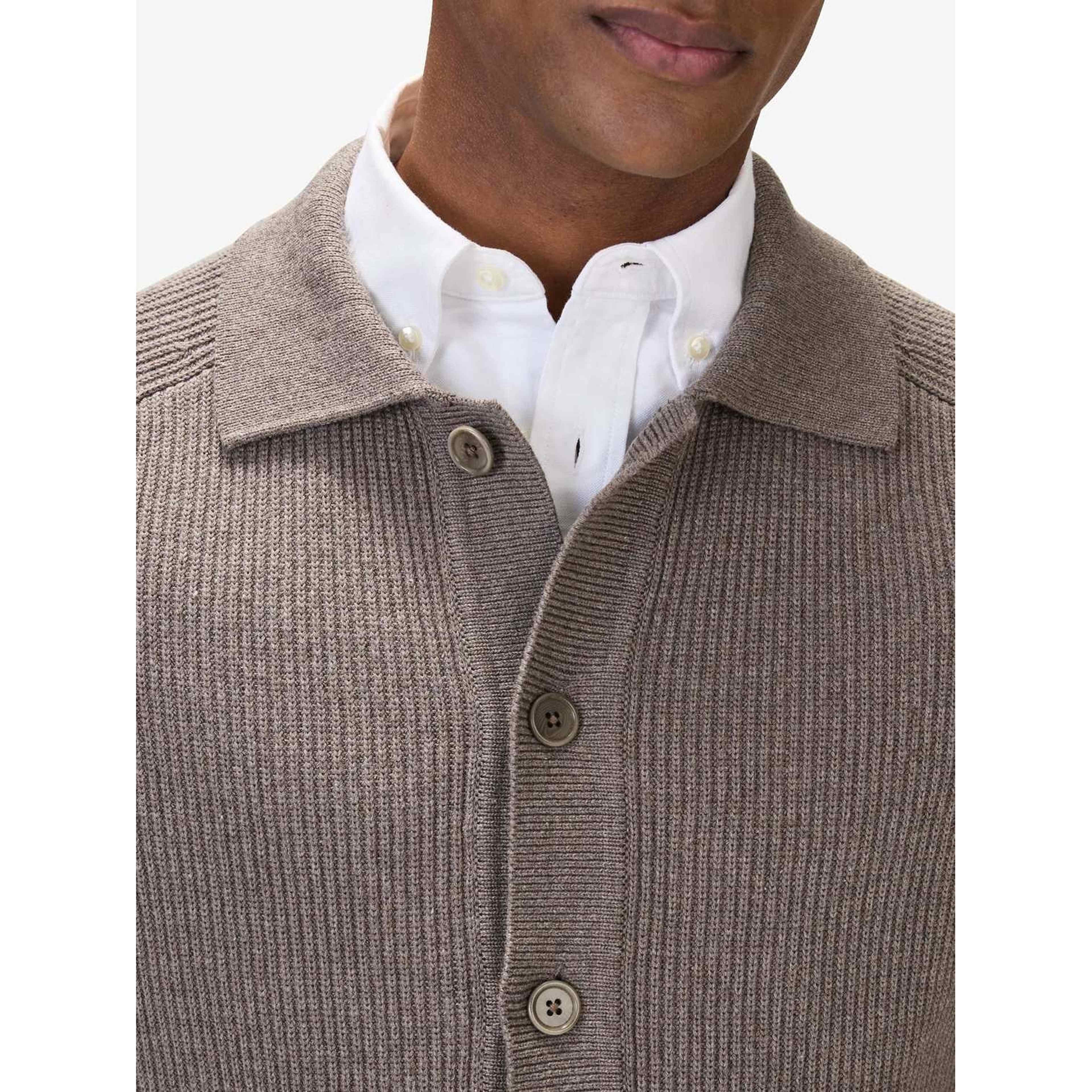 Cotton Rib Knitted Cardigan (milo)