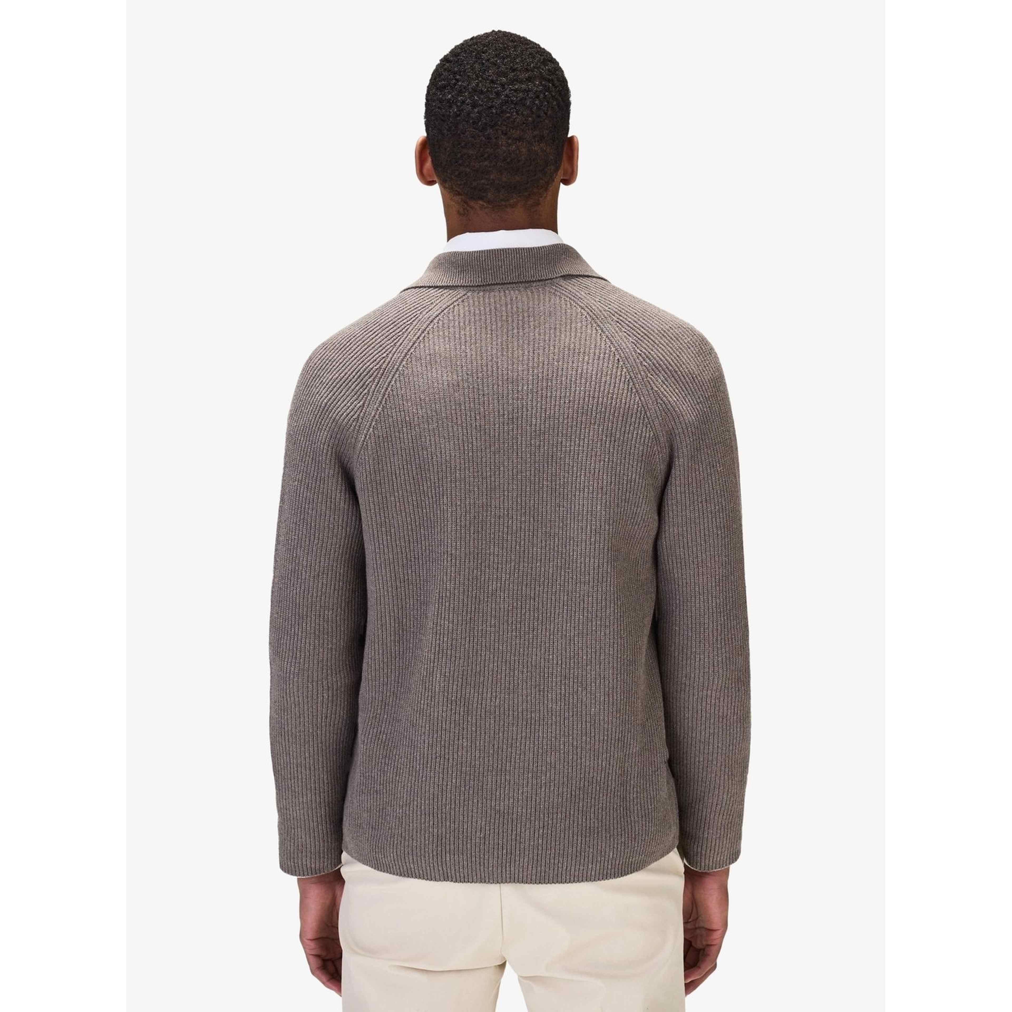 Cotton Rib Knitted Cardigan (milo)
