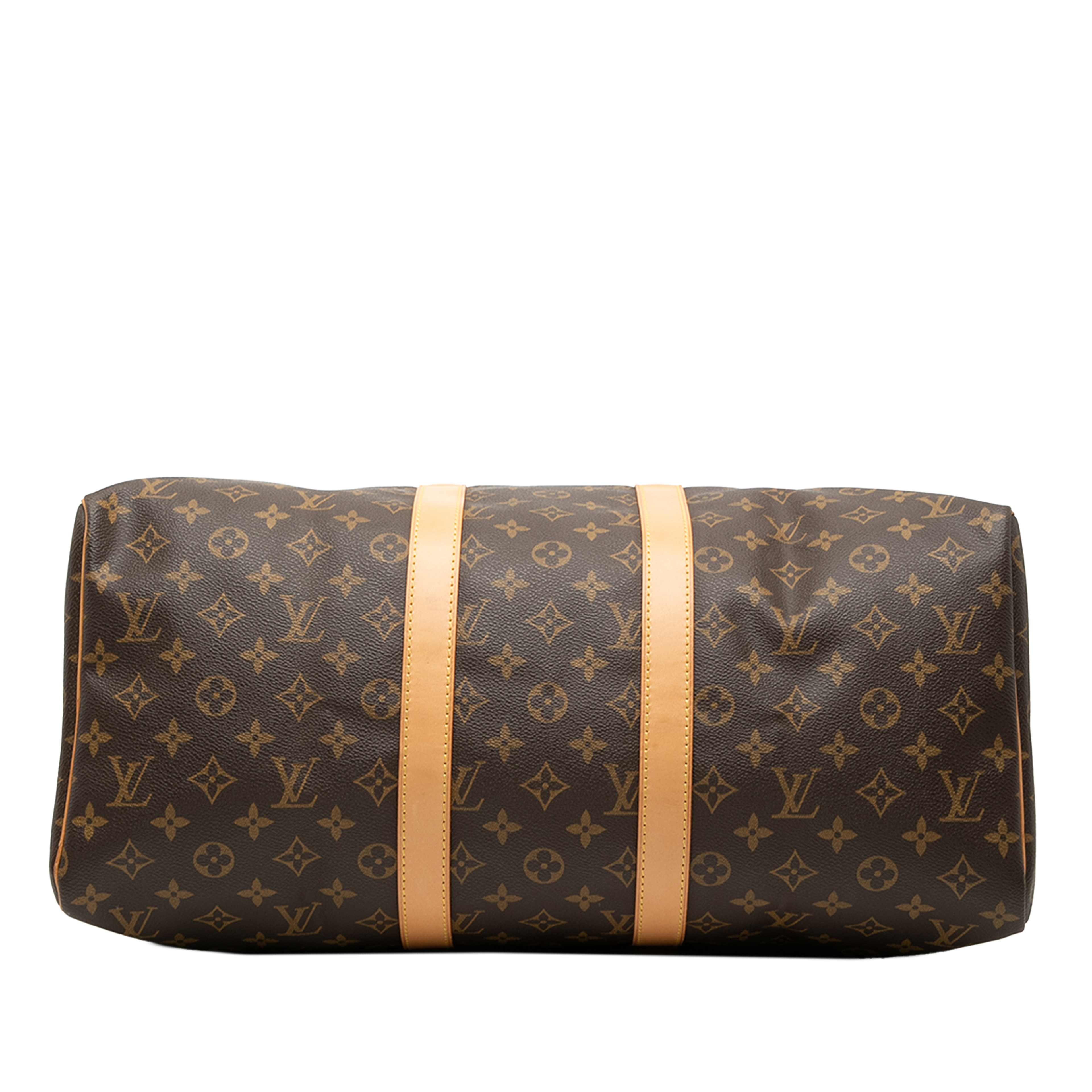 Louis Vuitton Monogram Keepall 45, från Luxclusif, i färgen brown. Klicka för att öppna bilden i stort format