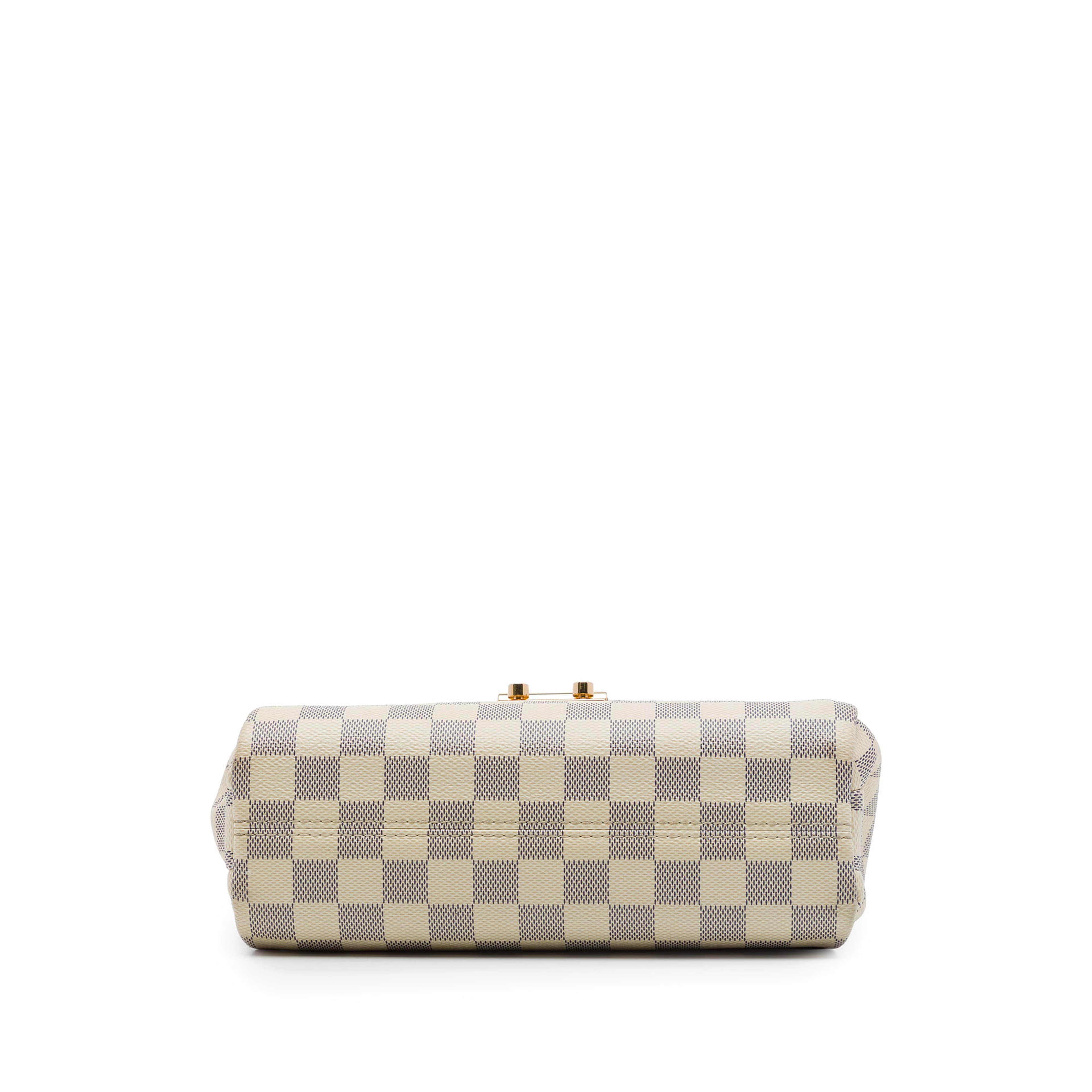 Louis Vuitton Damier Azur Croisette, från Luxclusif, i färgen vit. Klicka för att öppna bilden i stort format