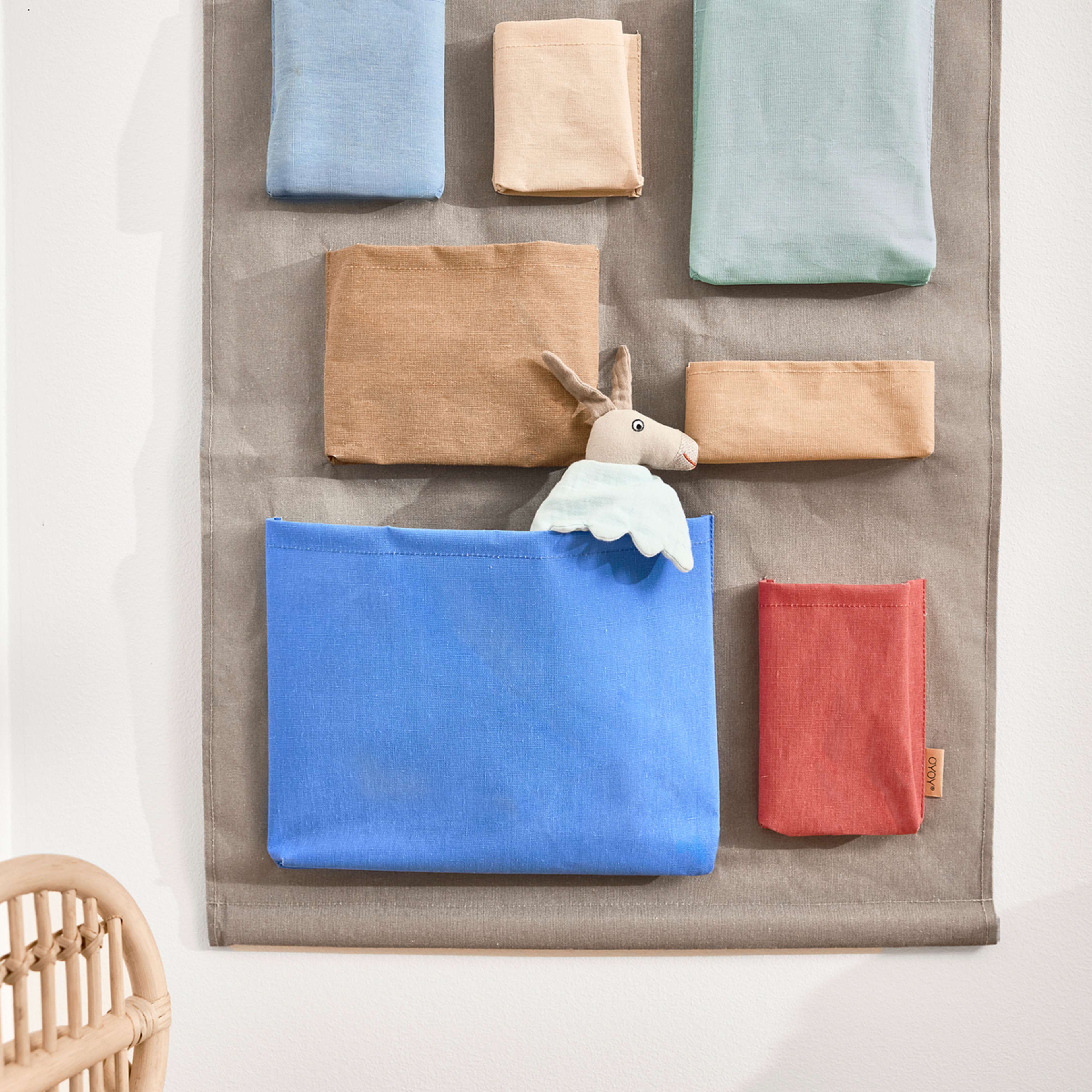 Donny Cuddle Cloth, från OYOY Mini, i färgen cloud,ice blue. Klicka för att öppna bilden i stort format