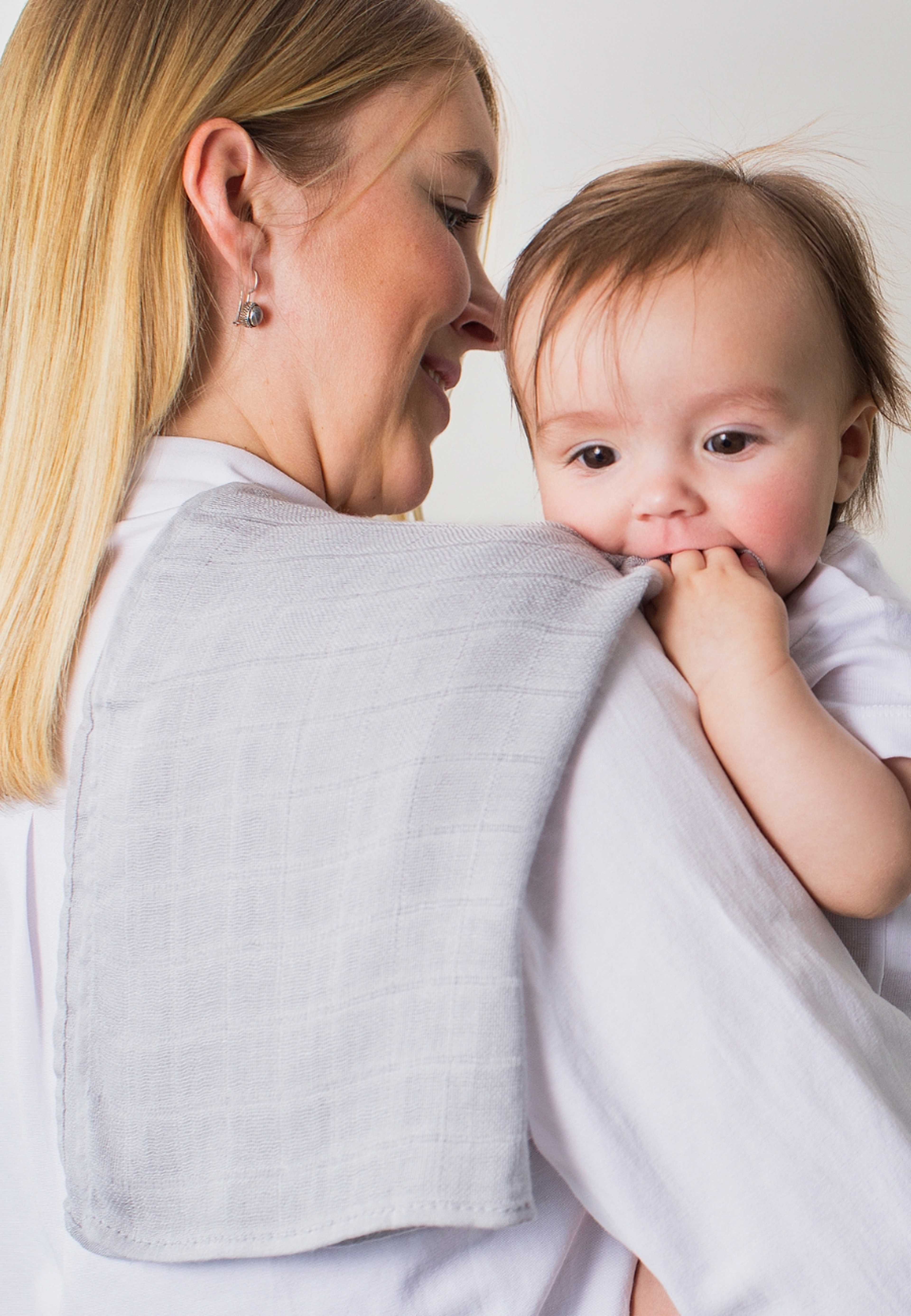 Muslin Squares Bundle, från Les Enfants, i färgen rose. Klicka för att öppna bilden i stort format