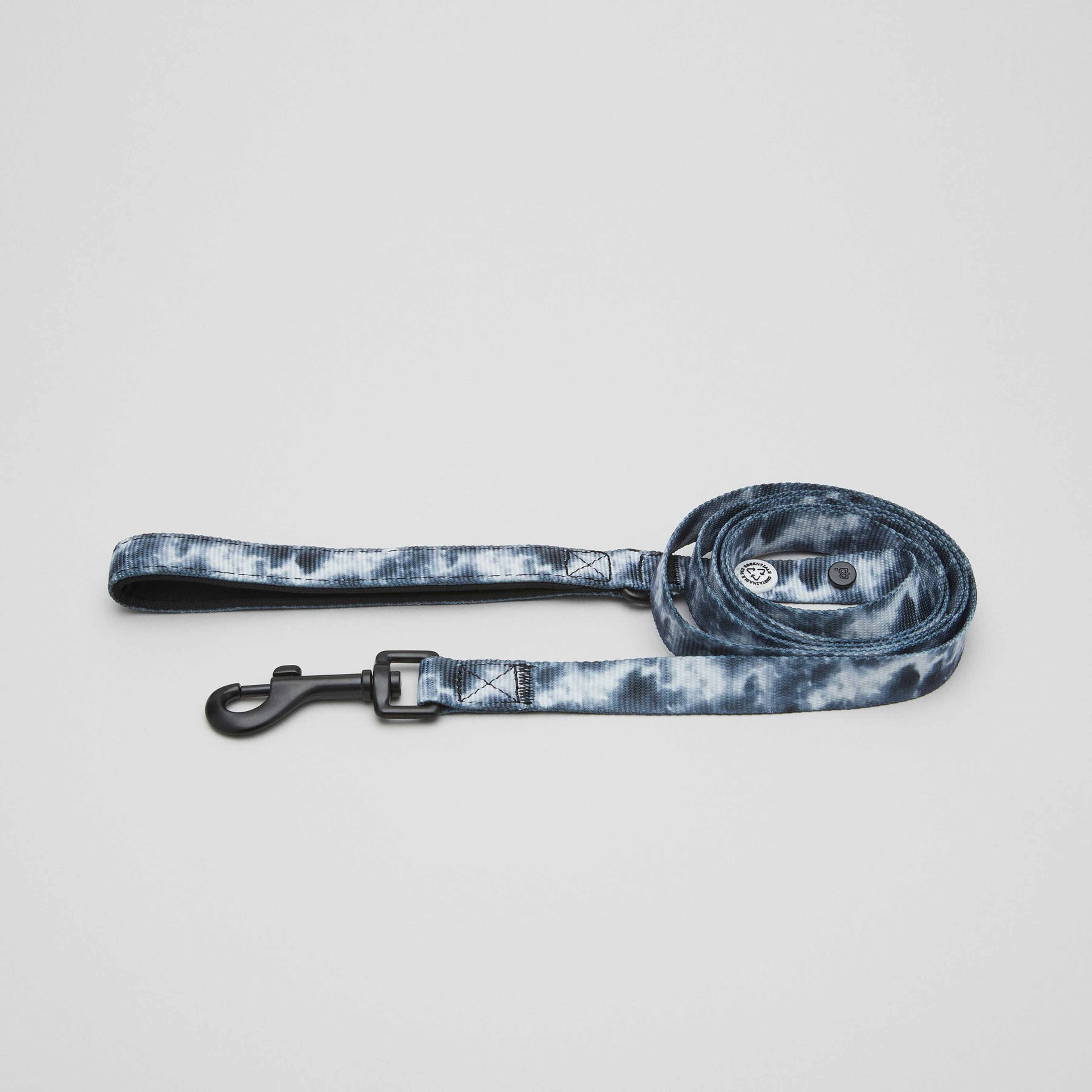 Tie Dye Black Dog Collar Walk Kit - L