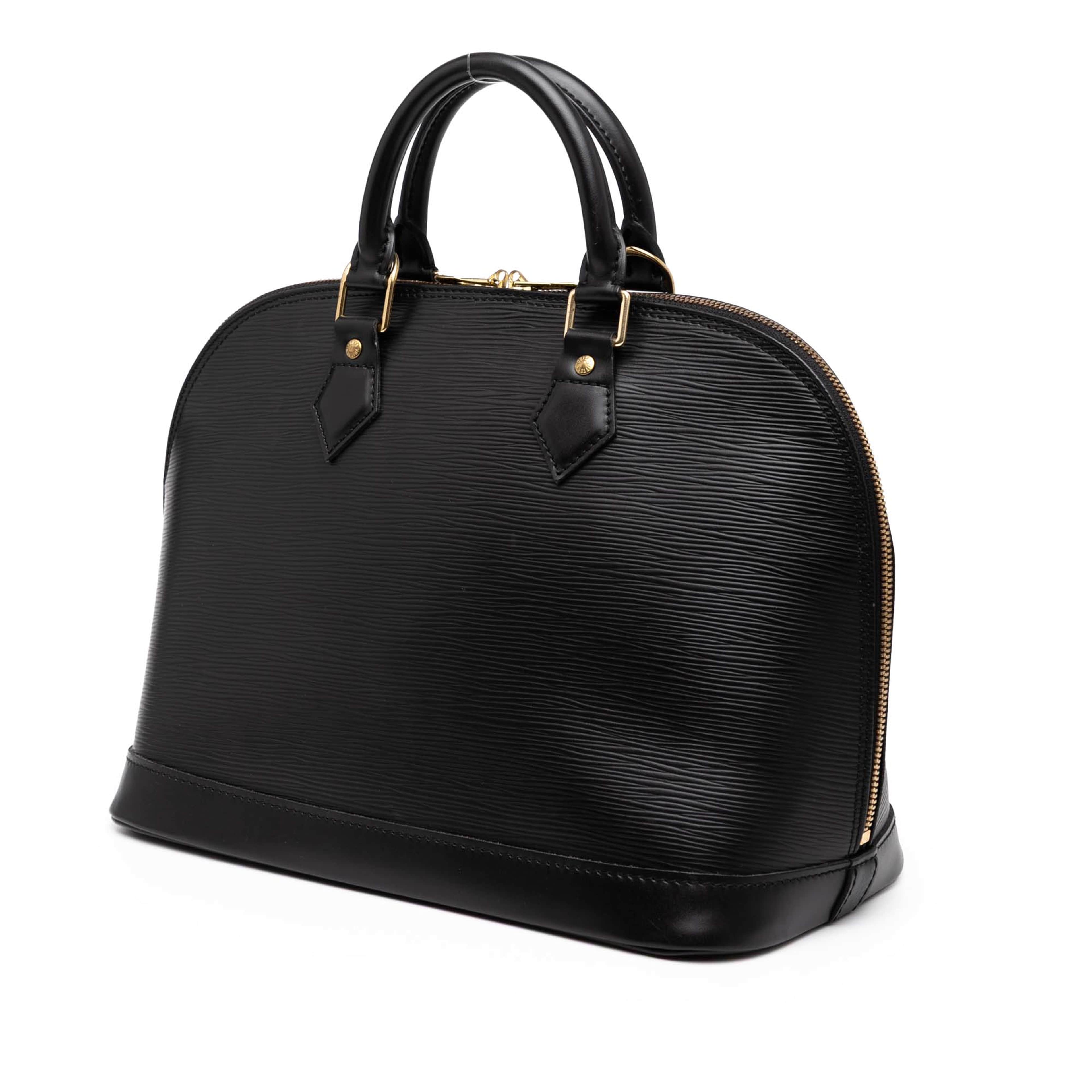 Louis Vuitton Epi Alma Pm, från Luxclusif, i färgen black. Klicka för att öppna bilden i stort format