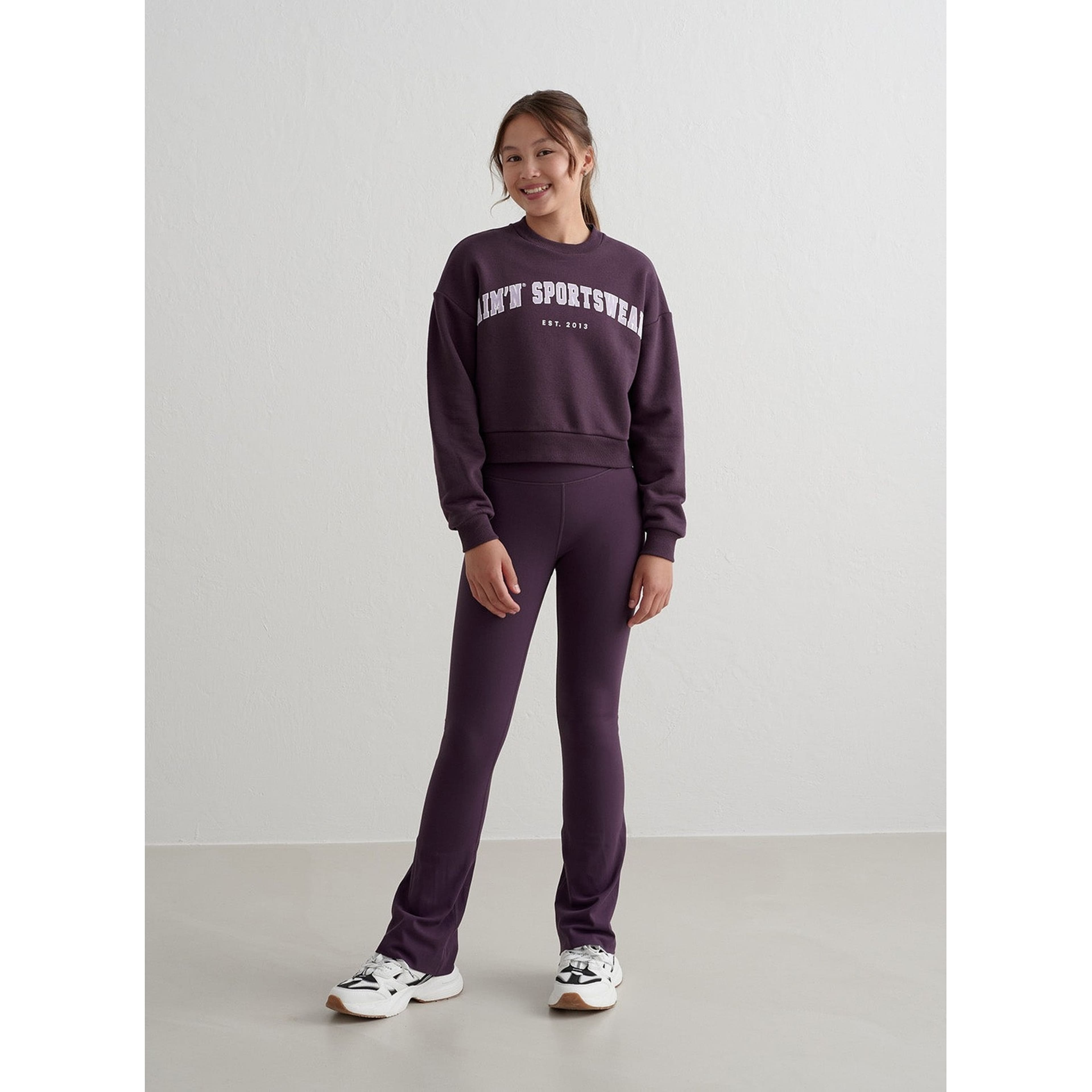 Midnight Plum Young Varsity Sweatshirt