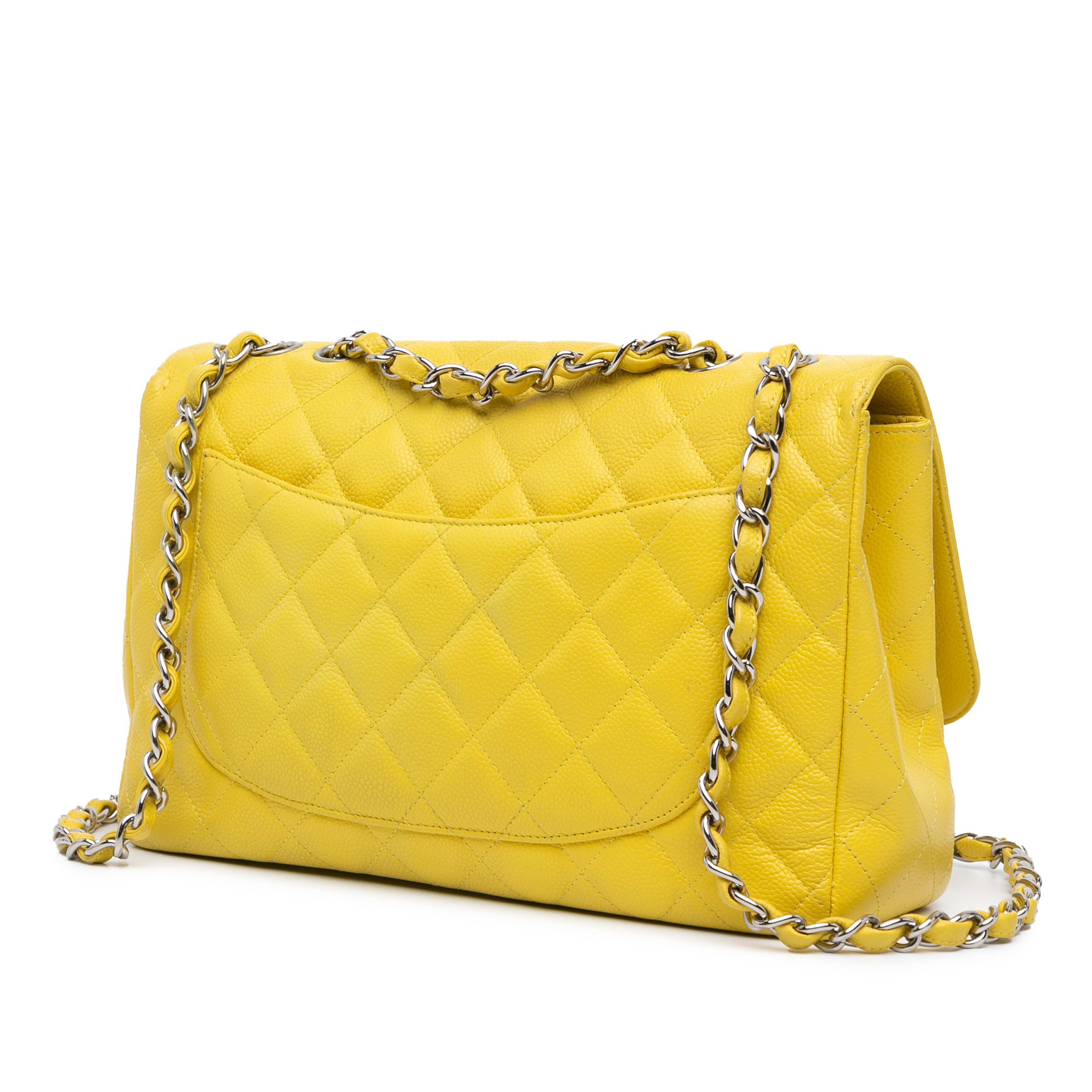 Chanel Jumbo Classic Caviar Single Flap